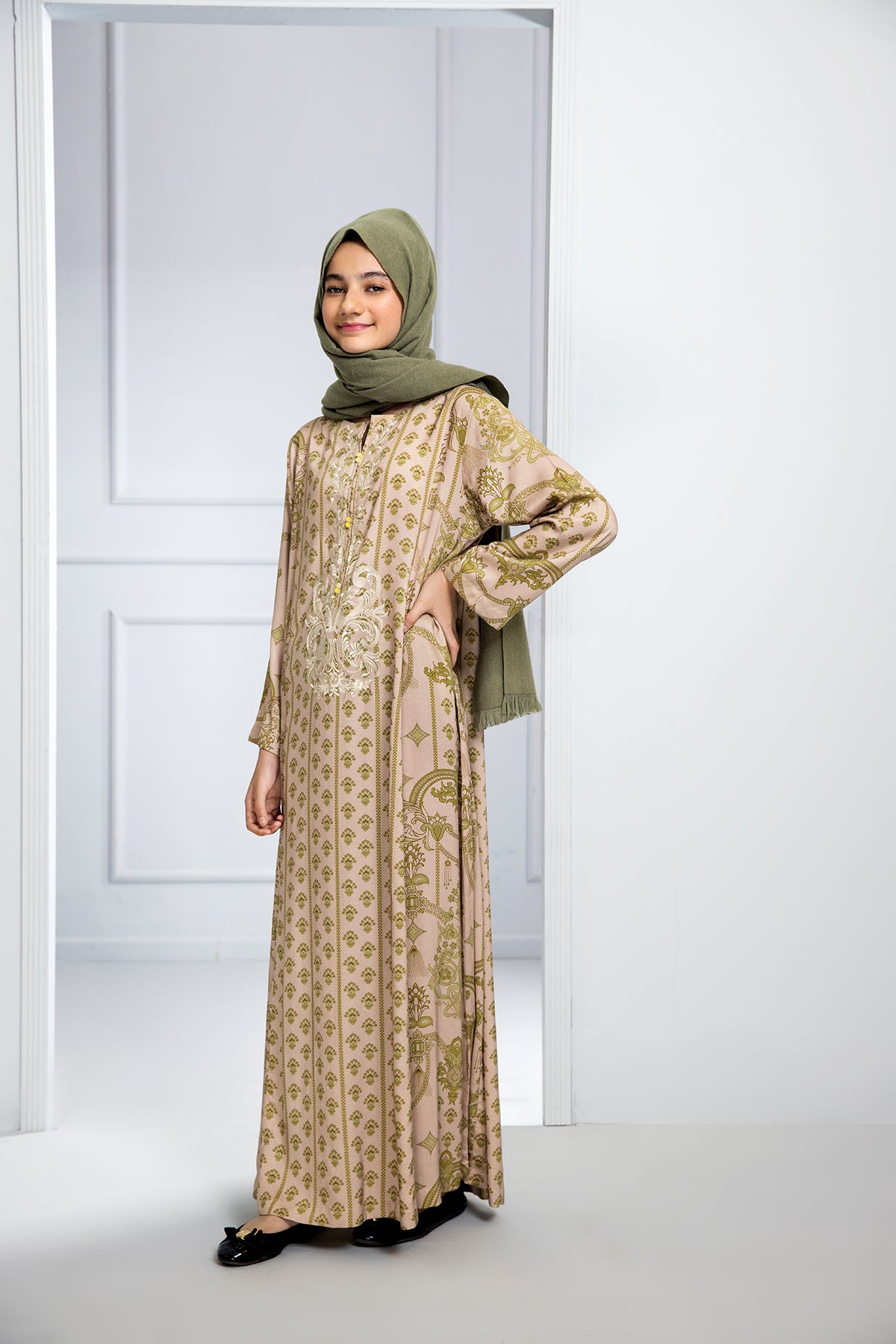 DW21-19-Printed Embroidered 1PC