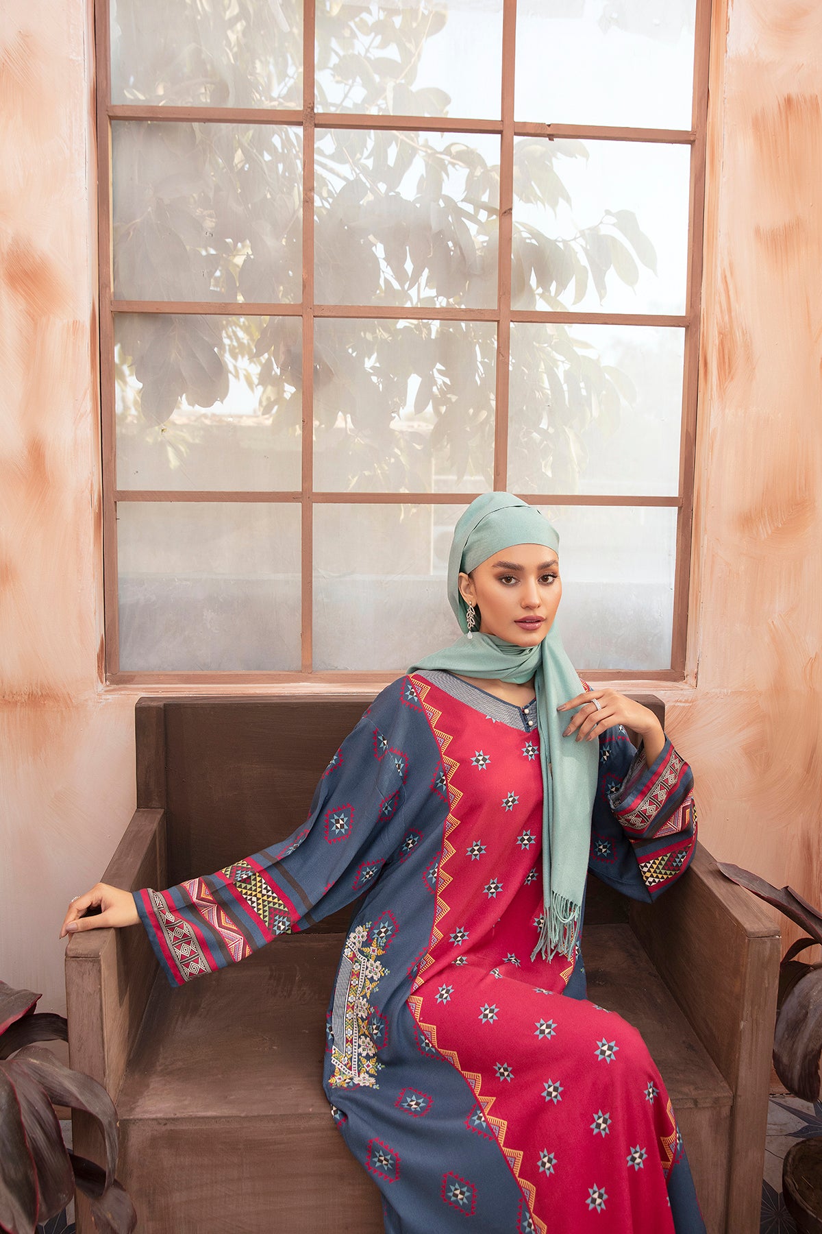 DW21-28-Printed Embroidered 1PC