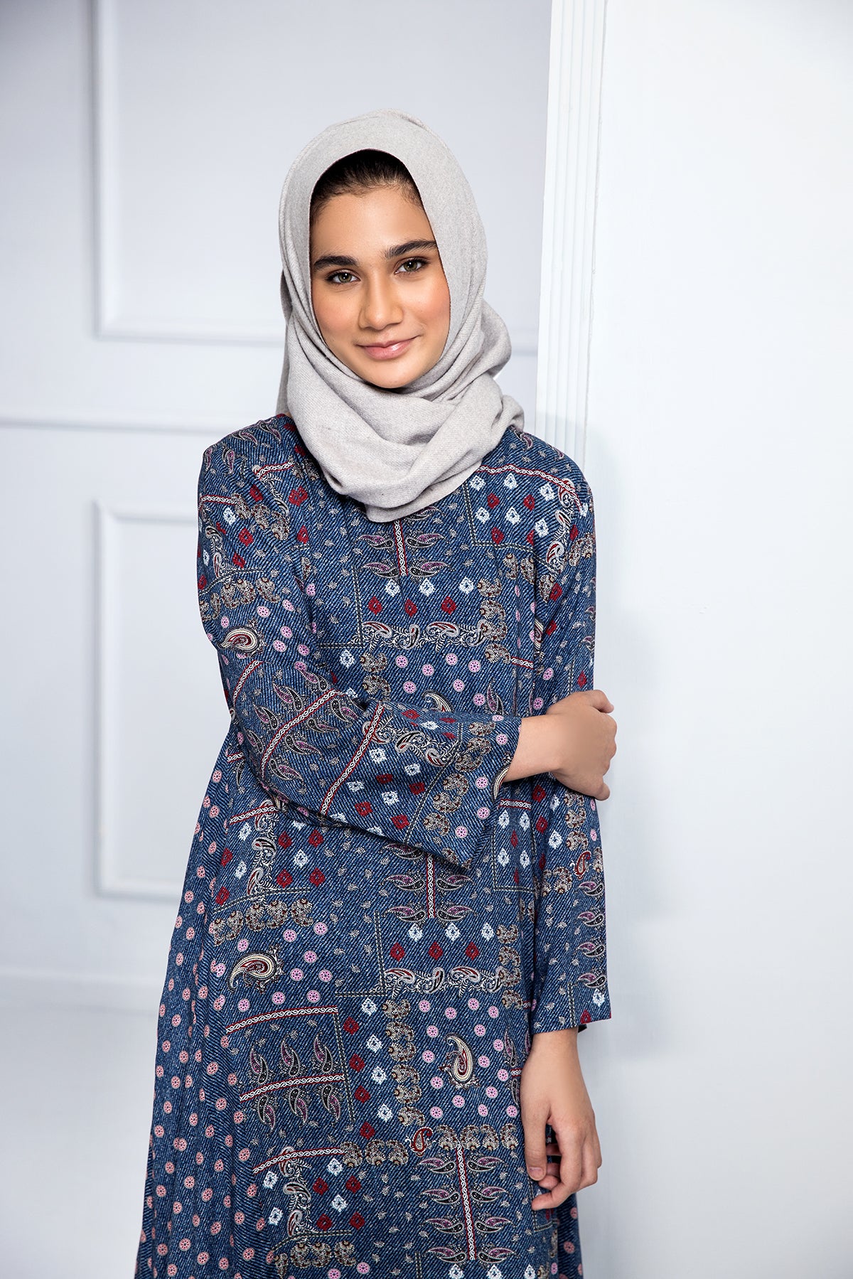 DW21-37-Printed Embroidered 1PC