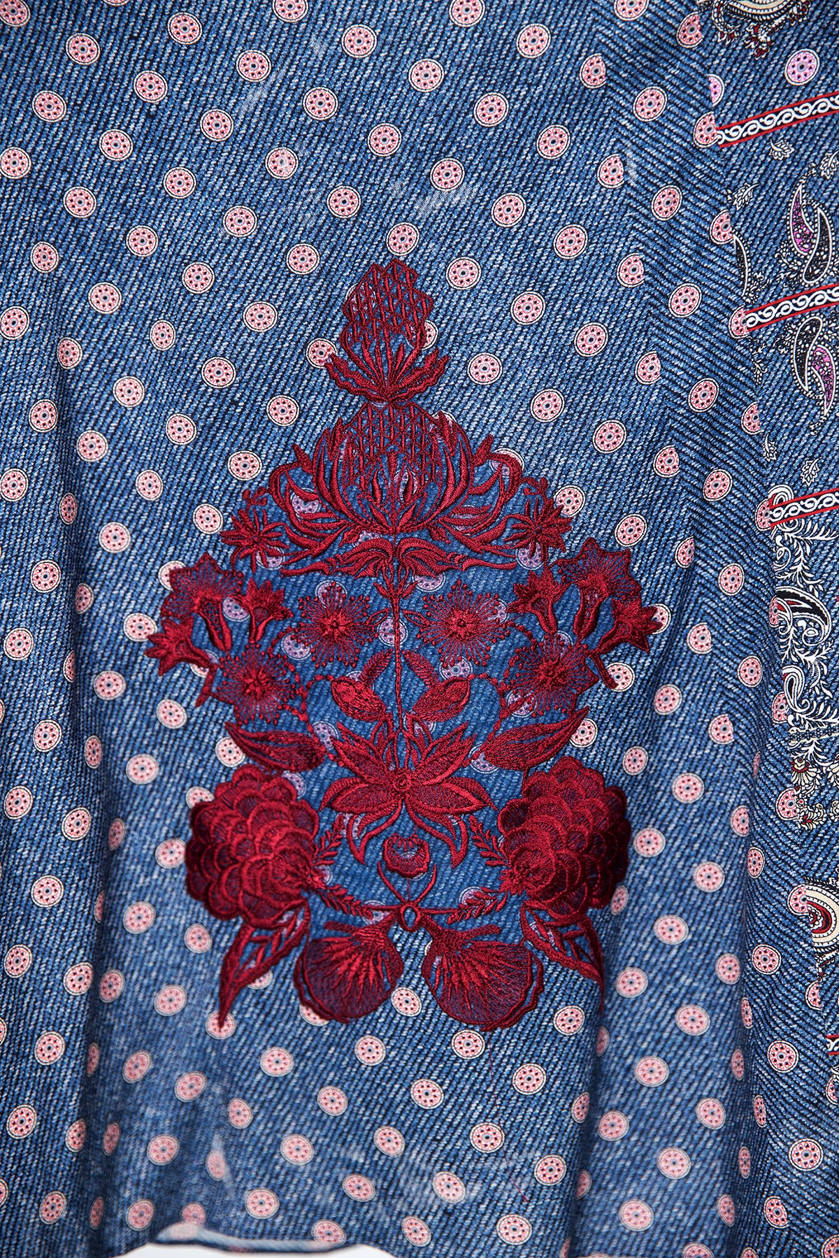 DW21-37-Printed Embroidered 1PC