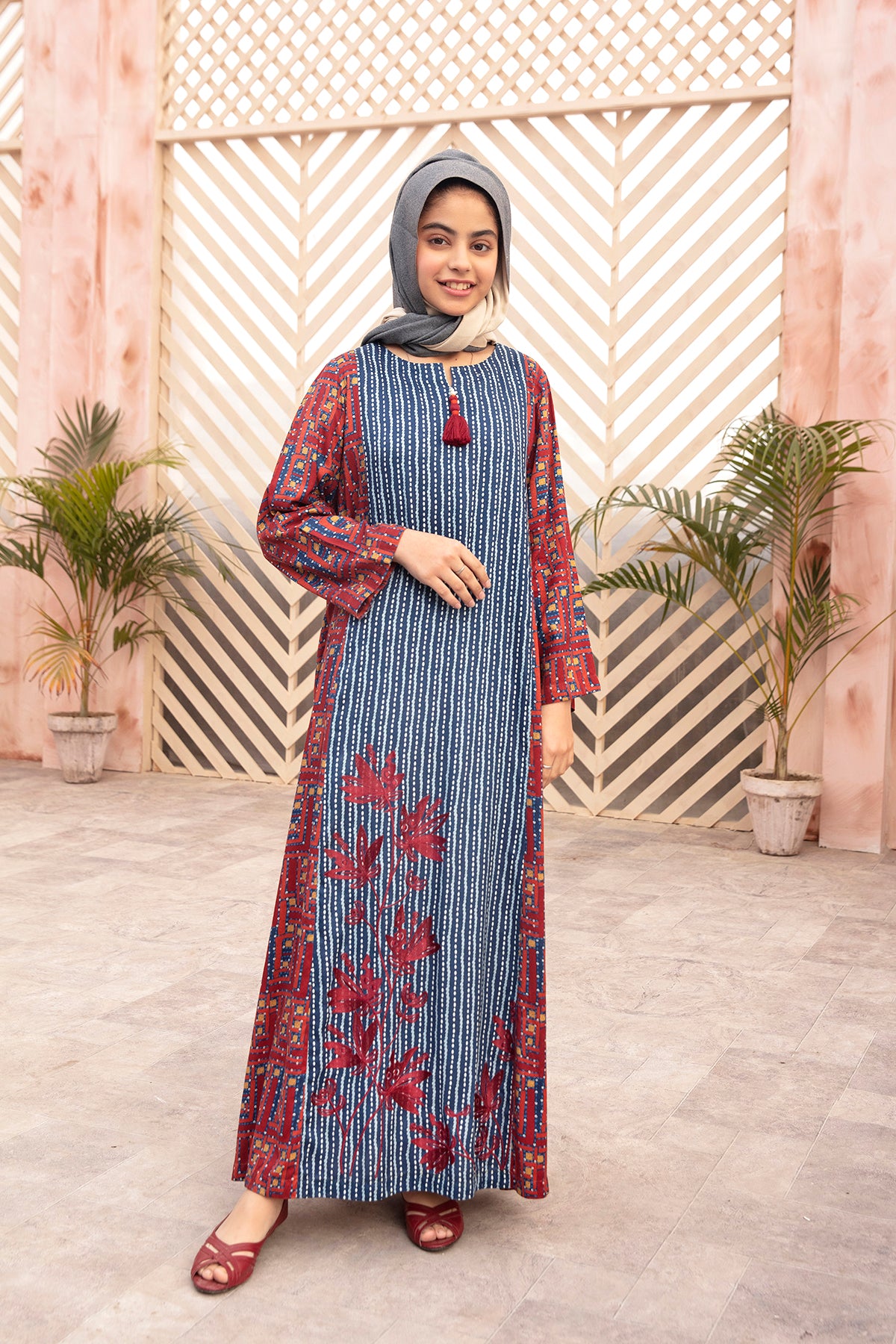 DW21-72-Printed Embroidered 1PC