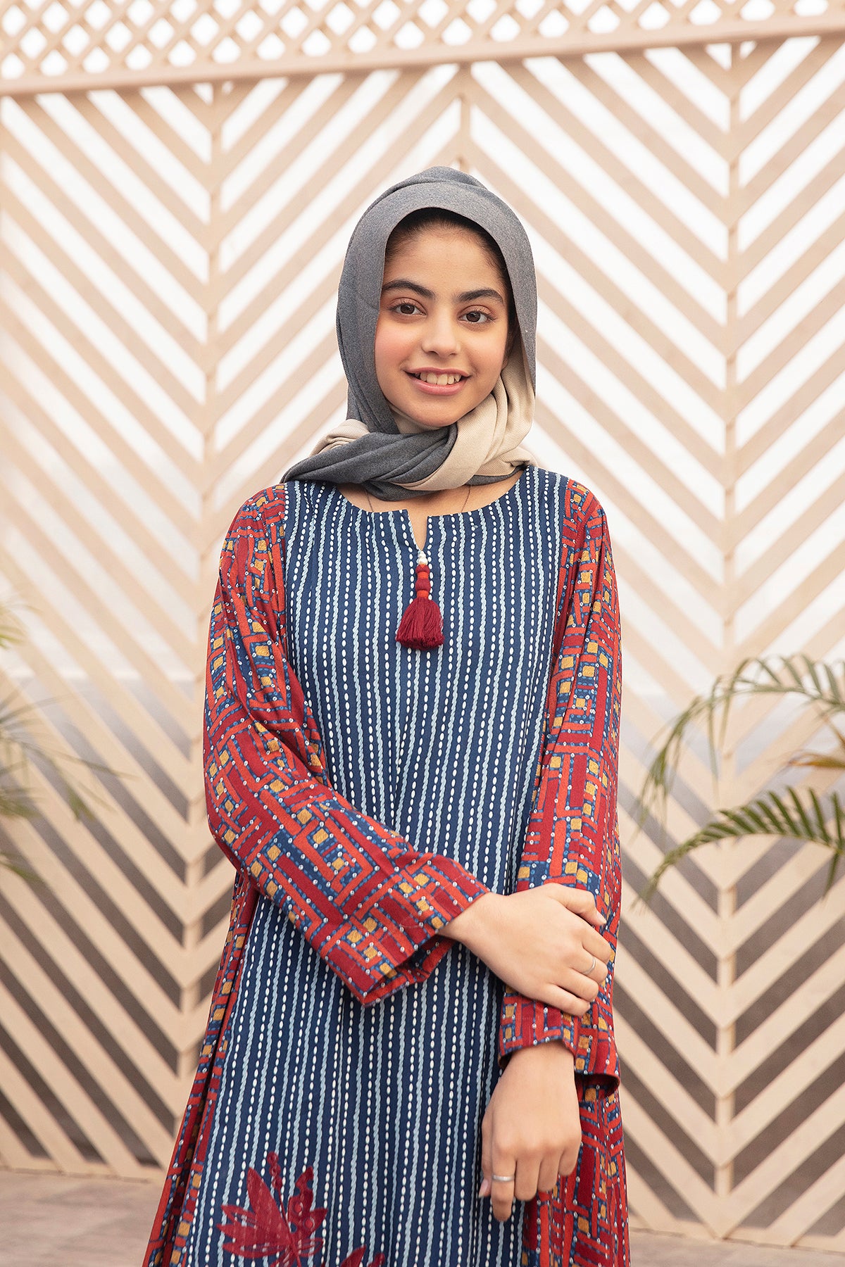 DW21-72-Printed Embroidered 1PC