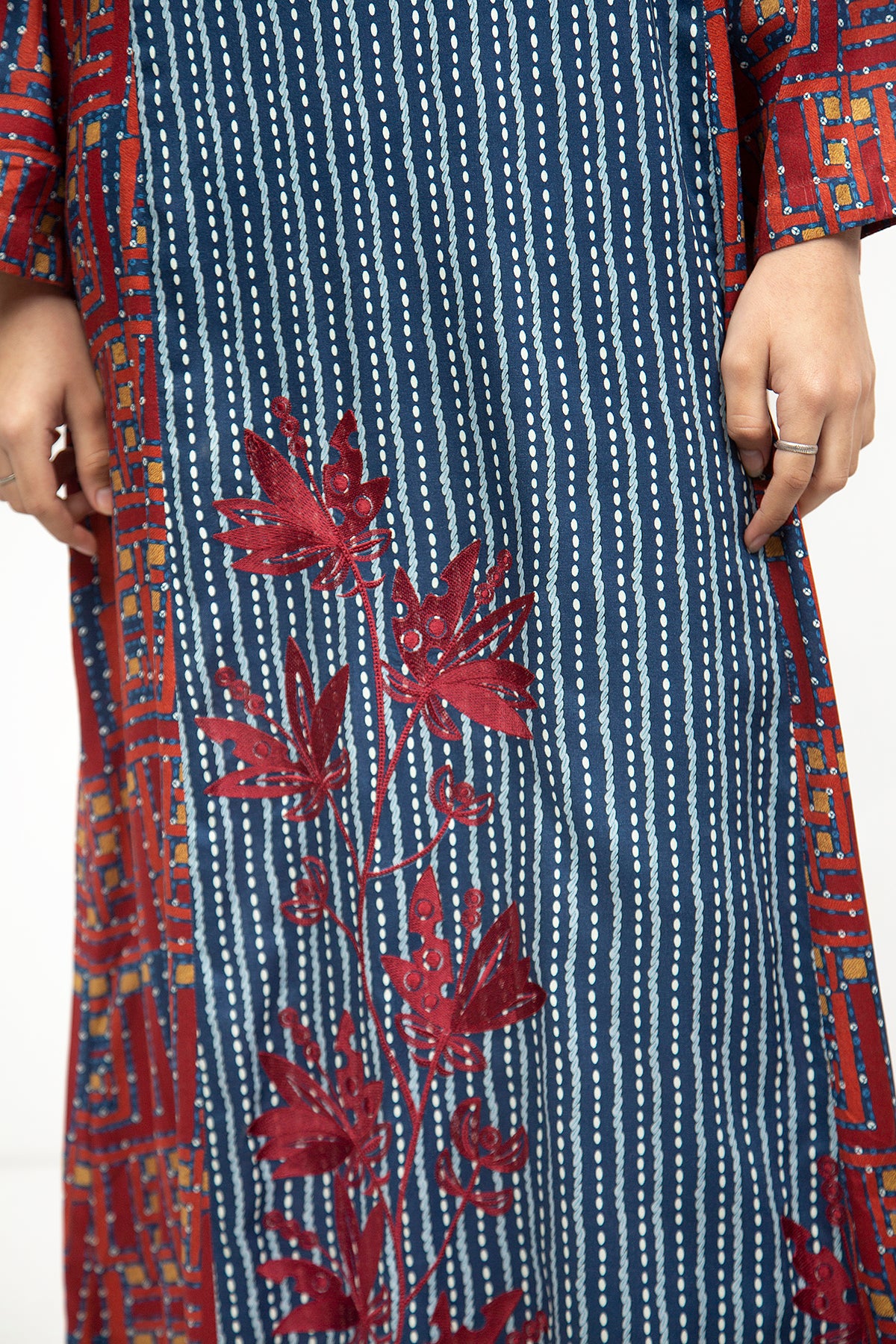 DW21-72-Printed Embroidered 1PC