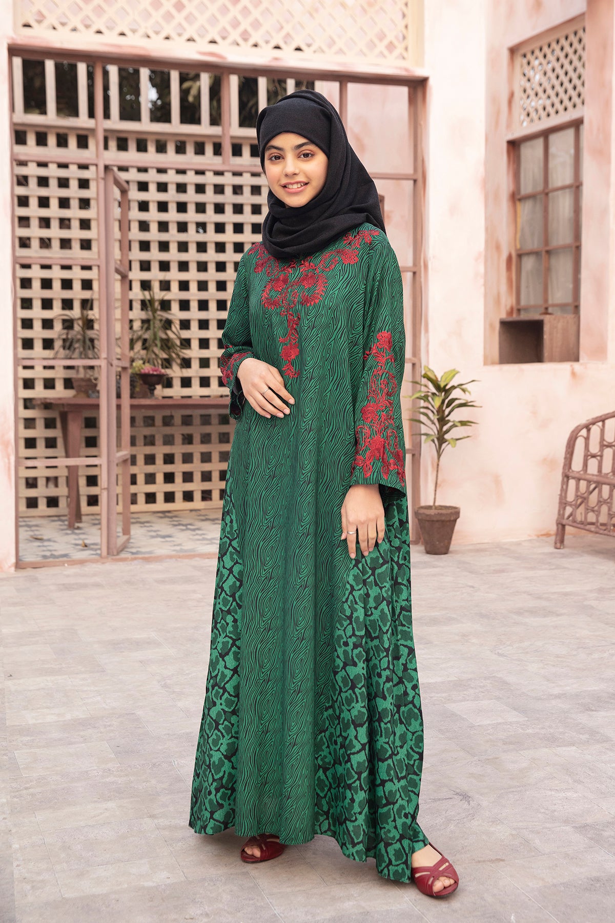 DW21-76-Printed Embroidered 1PC