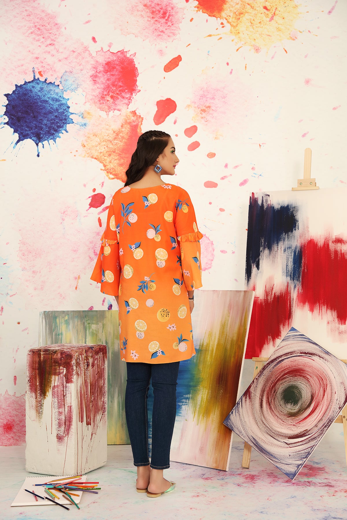 FS21-47-Micro-Modal Printed Tunic