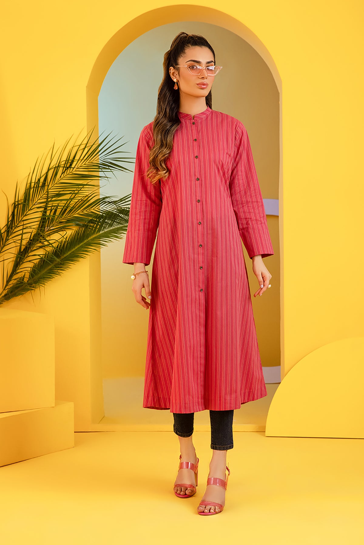 FS22-75-Button Down Basic Tunic