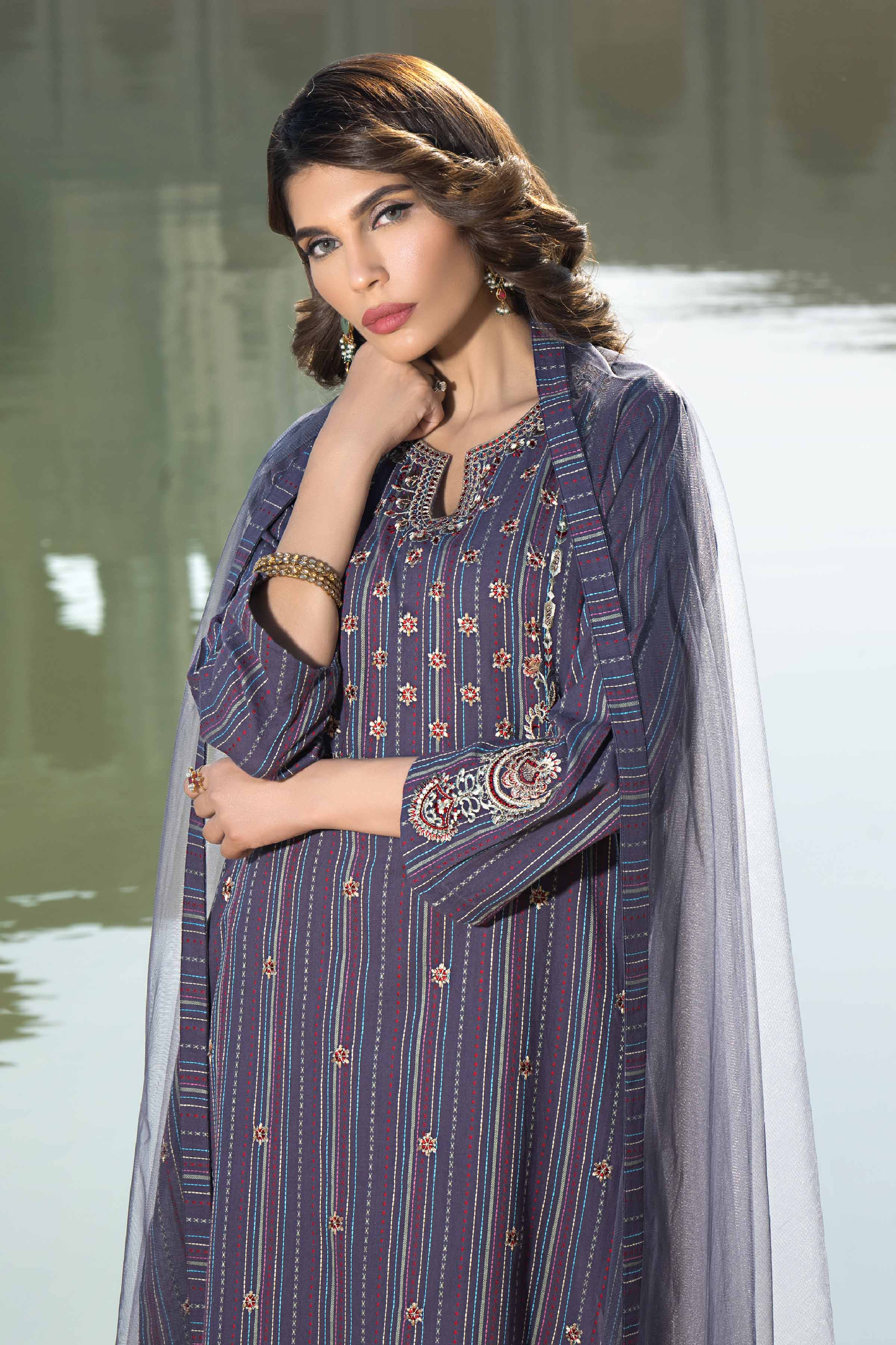 2 Piece - Embroidered Suit - KFS23-38