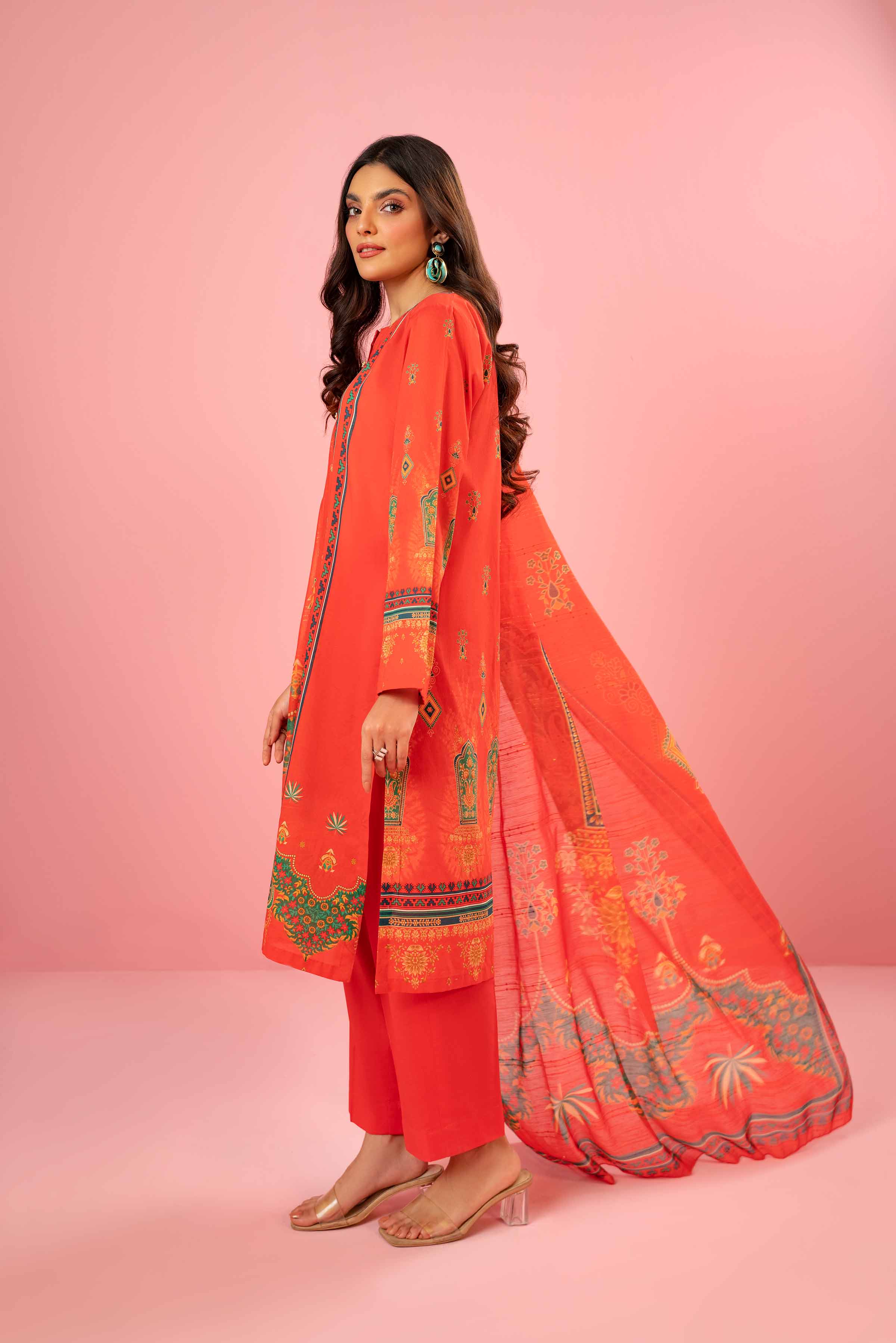 3 Piece - Printed Suit - PDE23-25