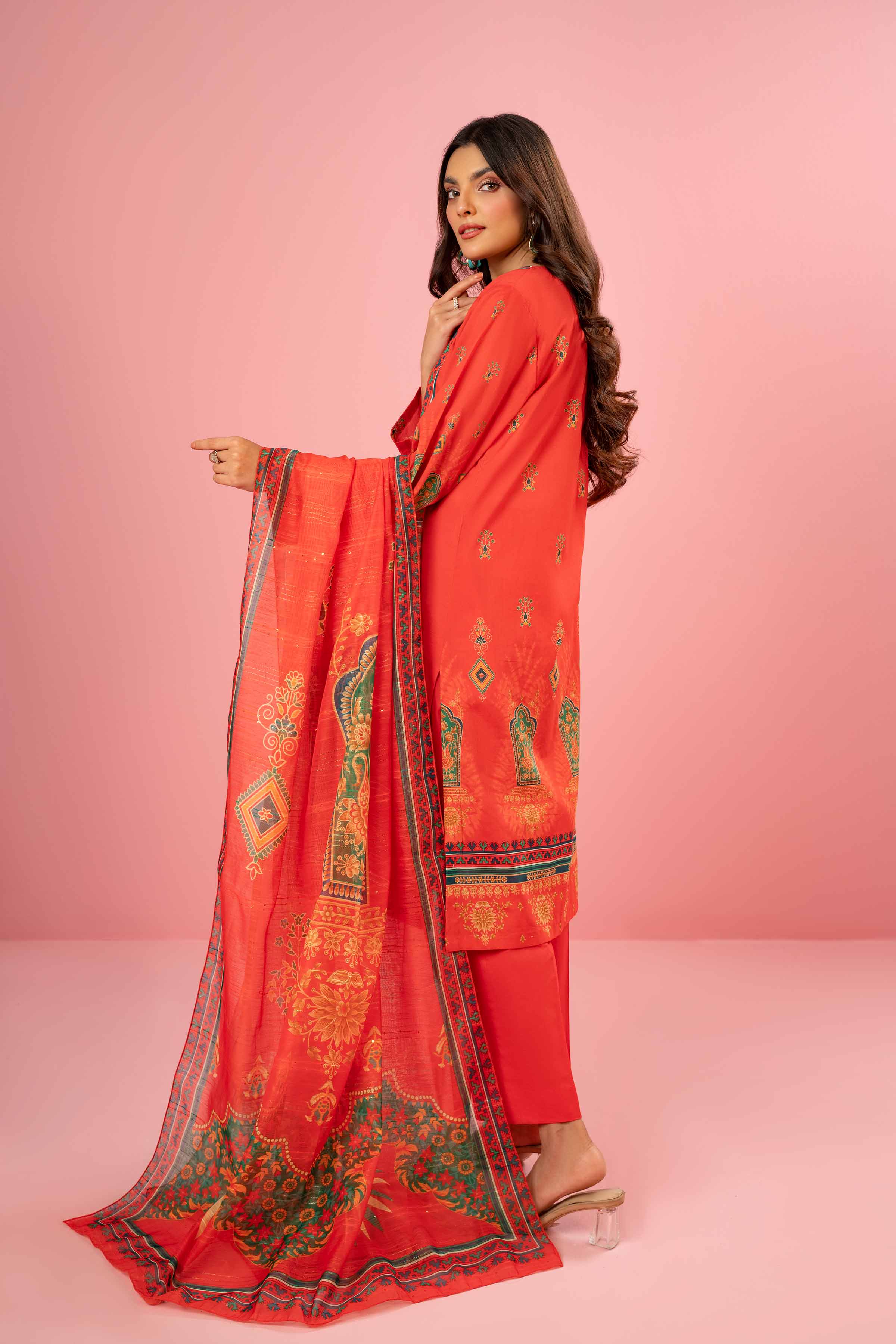 3 Piece - Printed Suit - PDE23-25