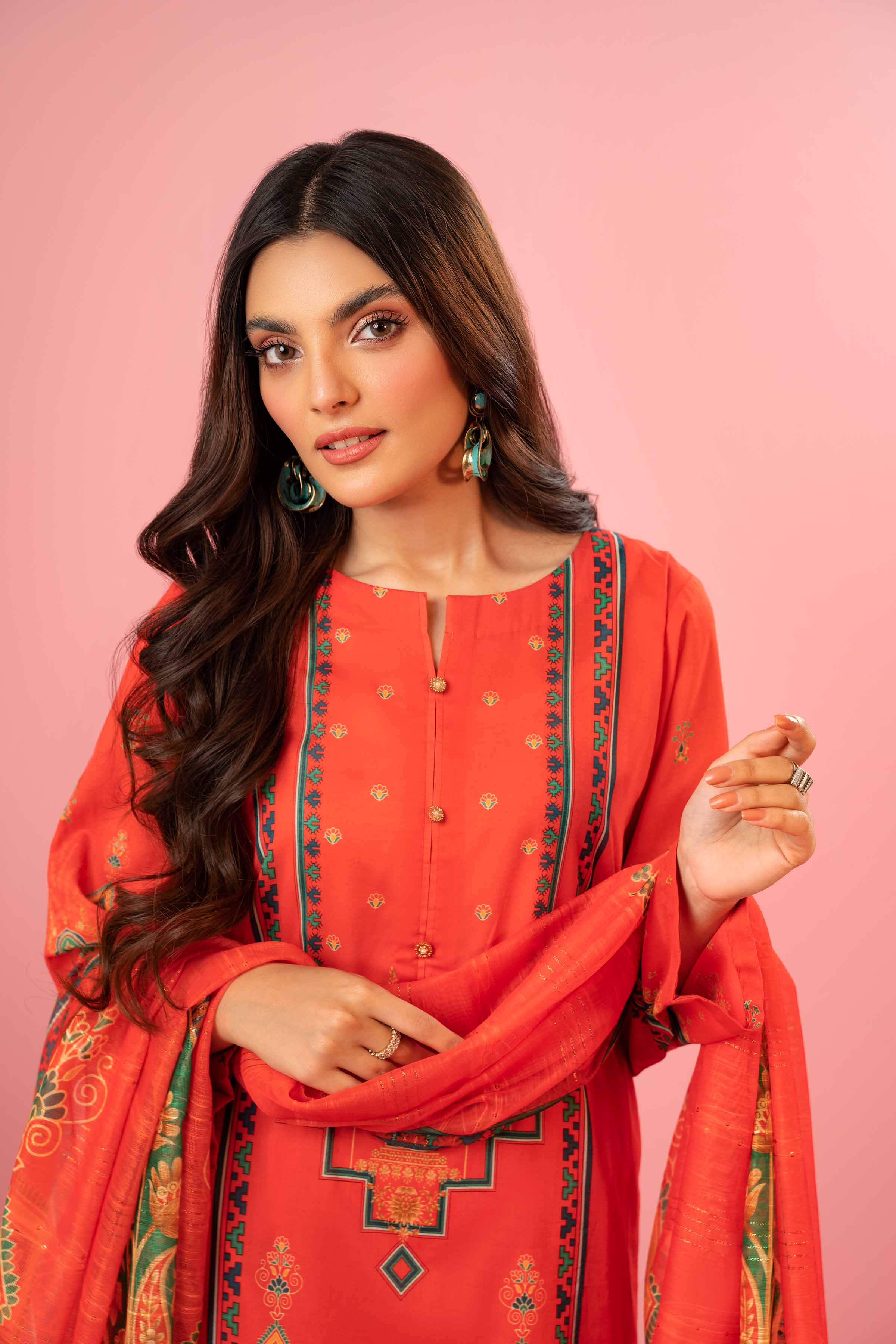 3 Piece - Printed Suit - PDE23-25