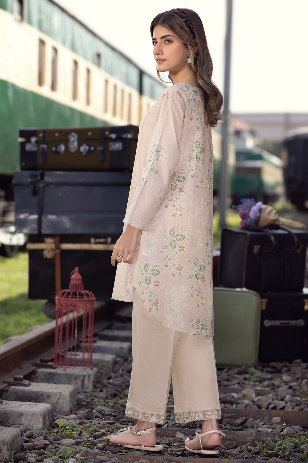 PE22-11-Button Down Printed Shirt 1PC