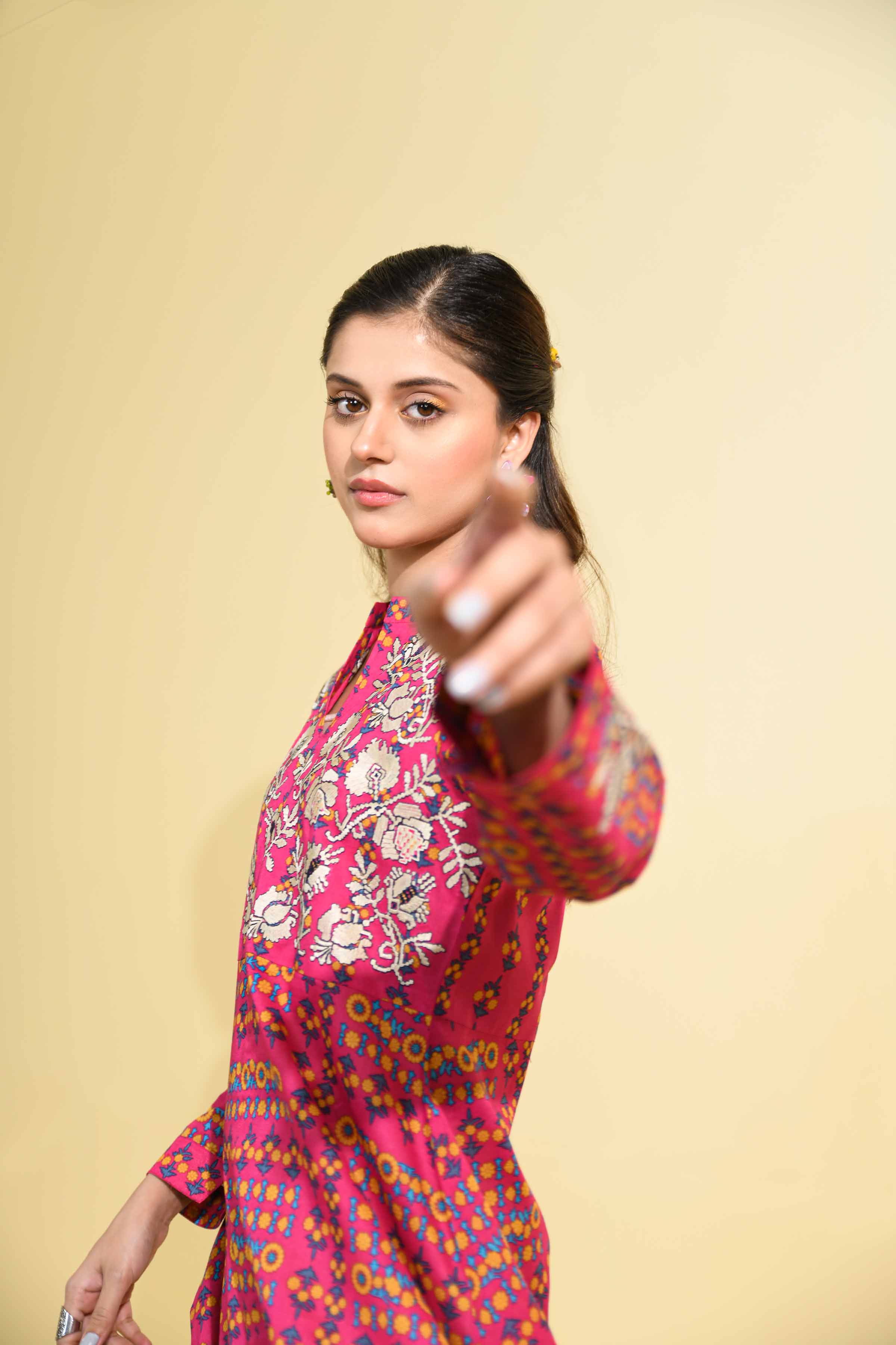 Printed Embroidered Shirt - PE23-109