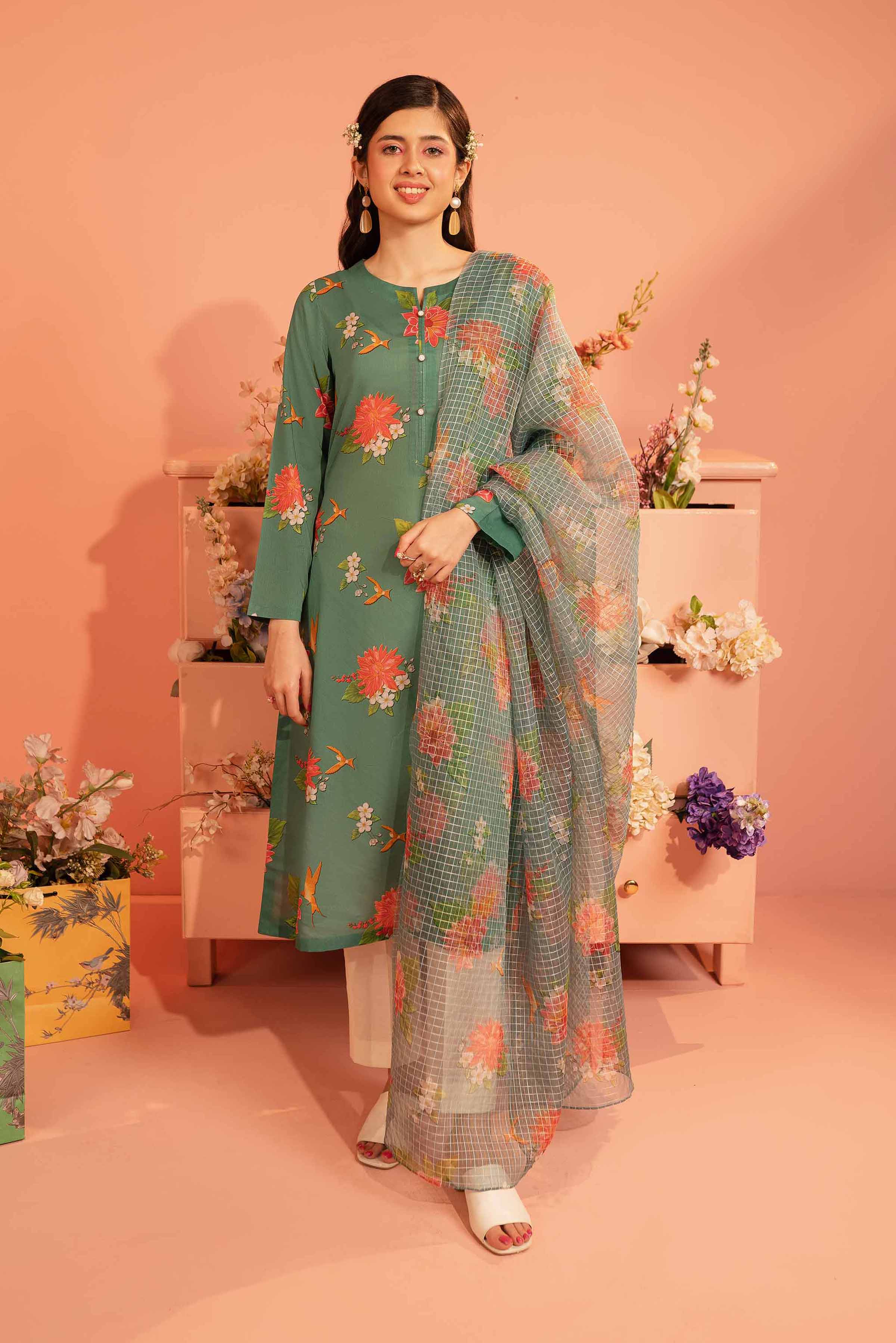 2 Piece - Printed Suit - PE23-112