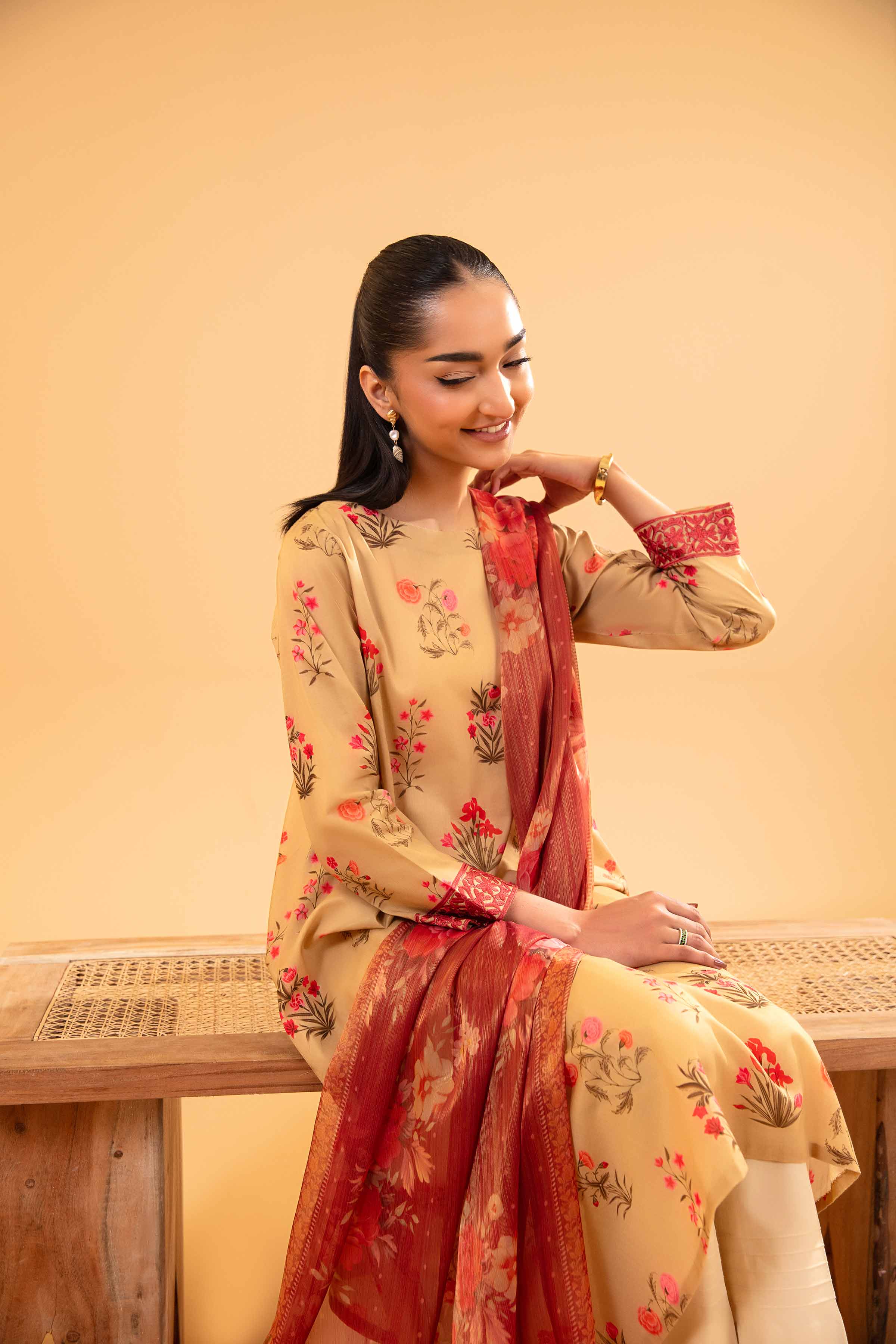 2 Piece - Printed Suit - PE24-247