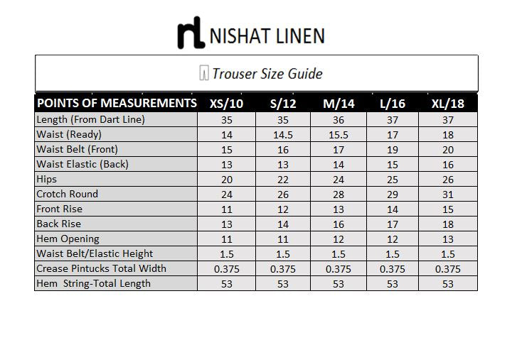 PS18-281 Black Dyed Cambric Straight Trouser for Women - Nishat Linen UAE