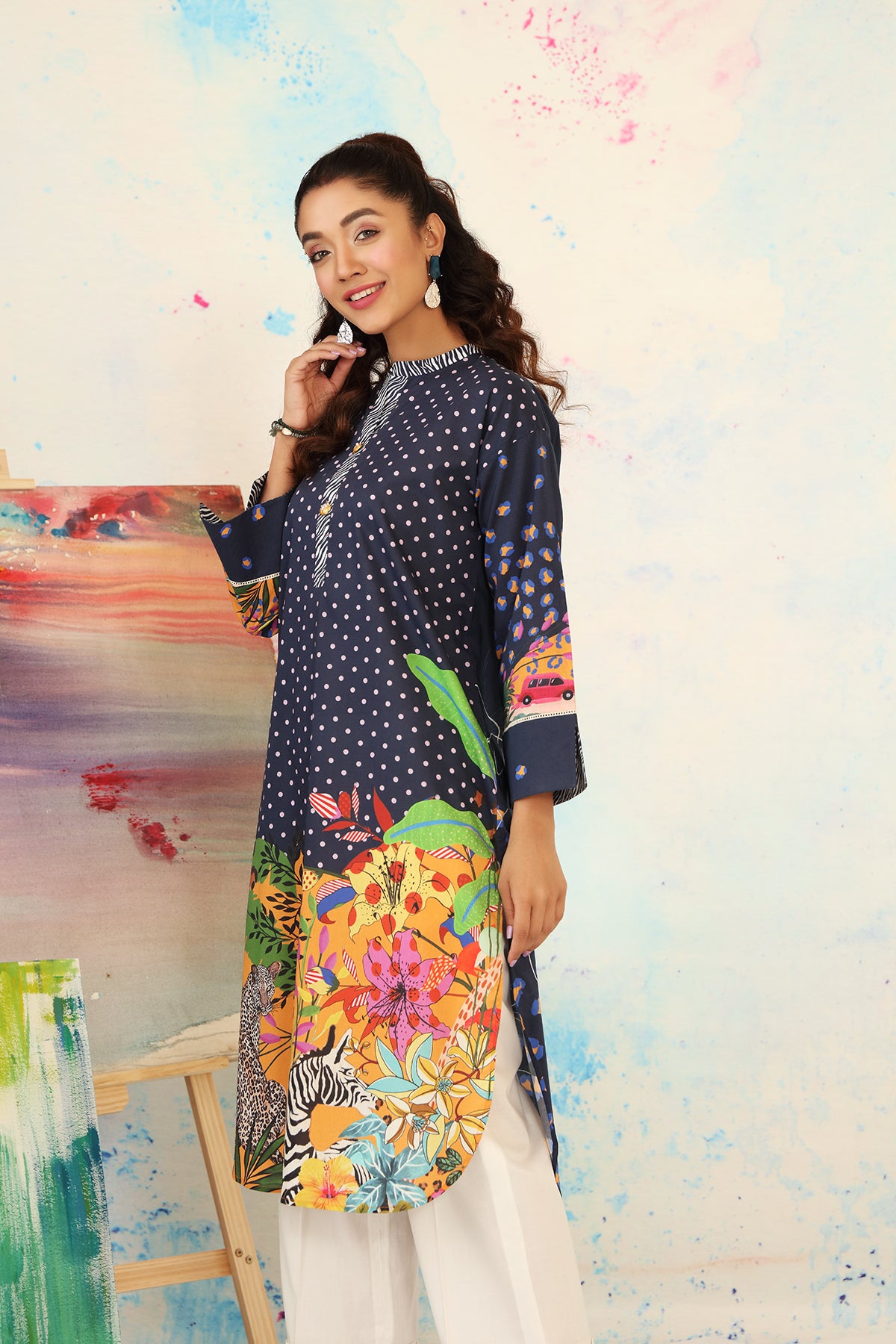 PS21-60-Classic Printed Shirt-1PC