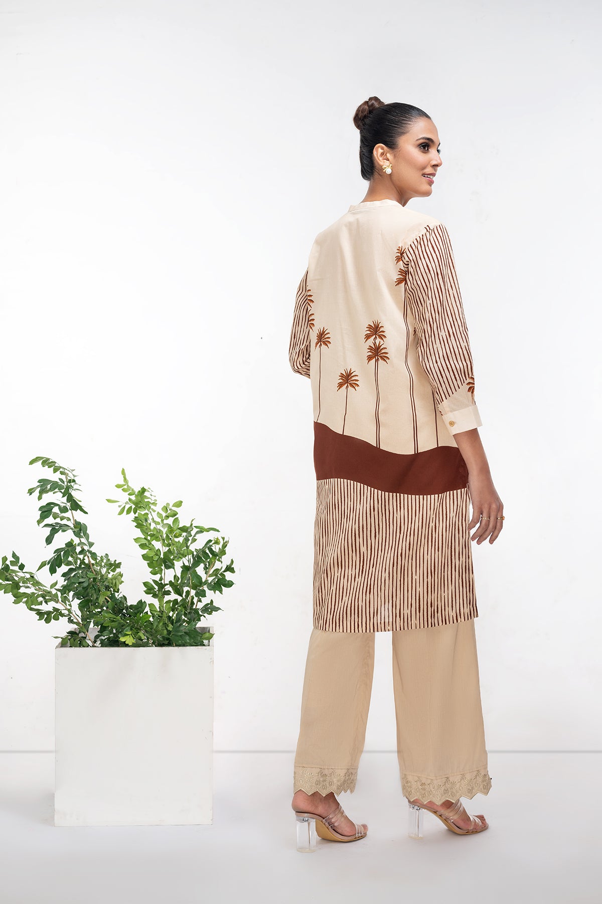 PS22-01-Printed Straight Shirt 1PC