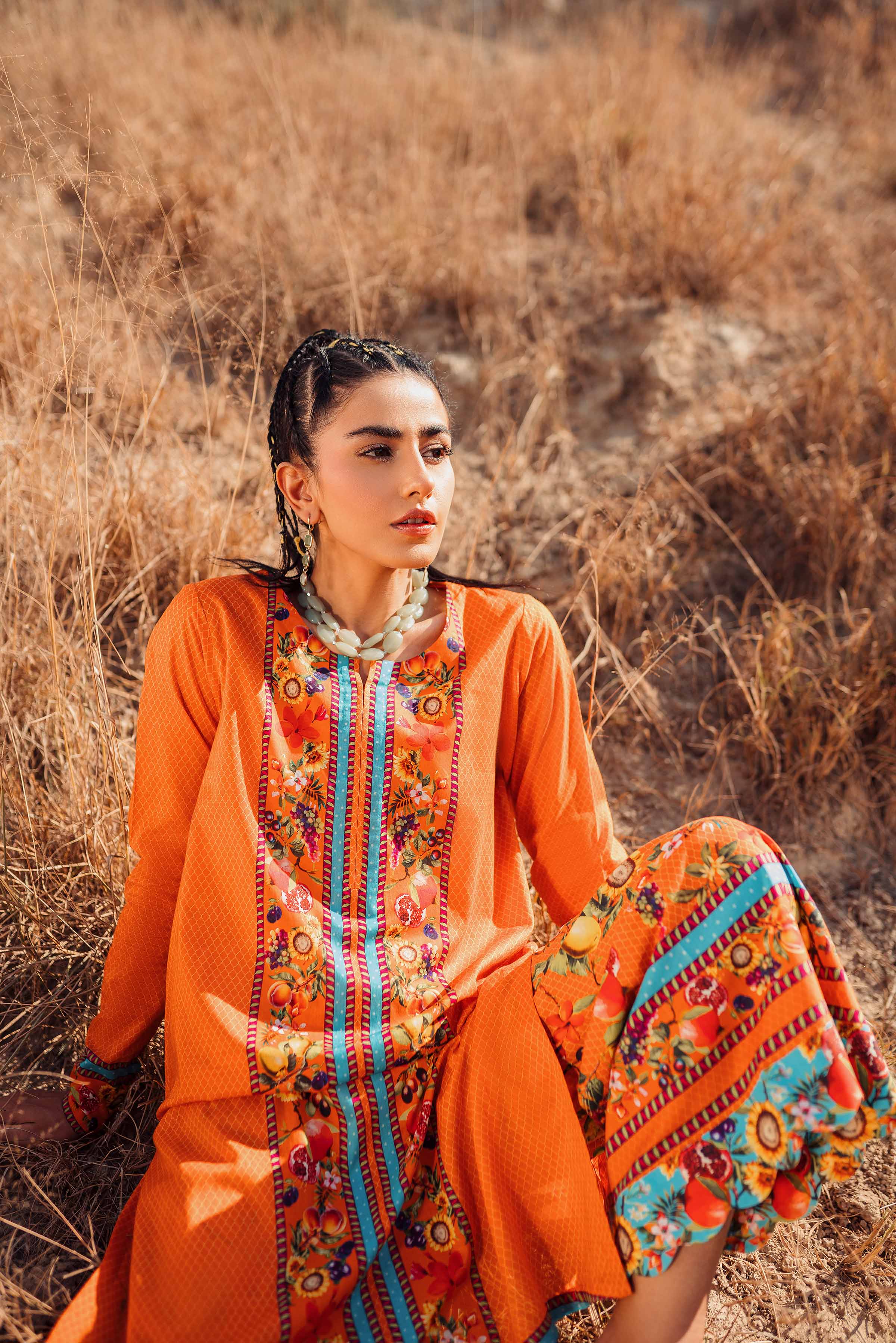 2 Piece - Printed Suit - PS23-79