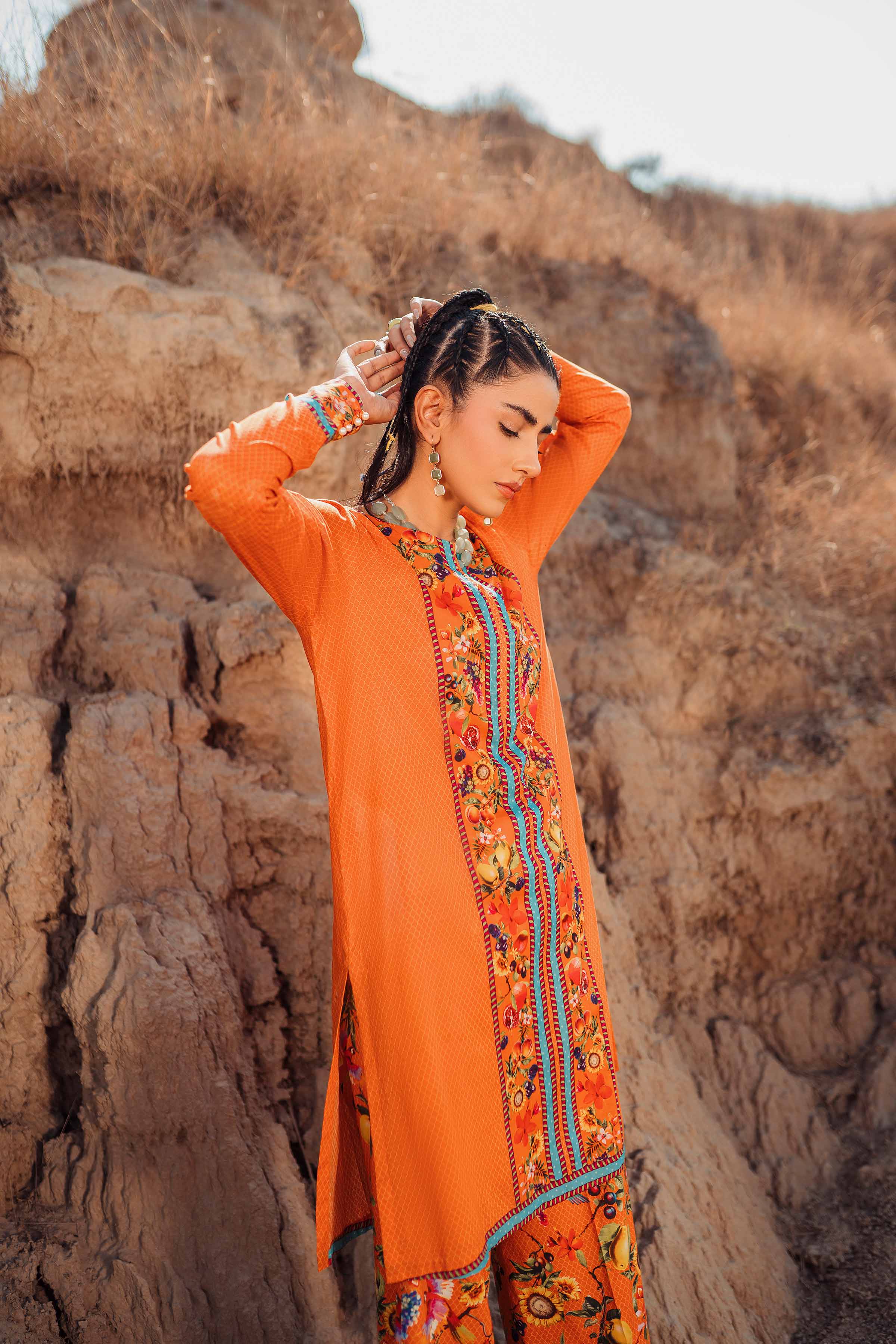 2 Piece - Printed Suit - PS23-79