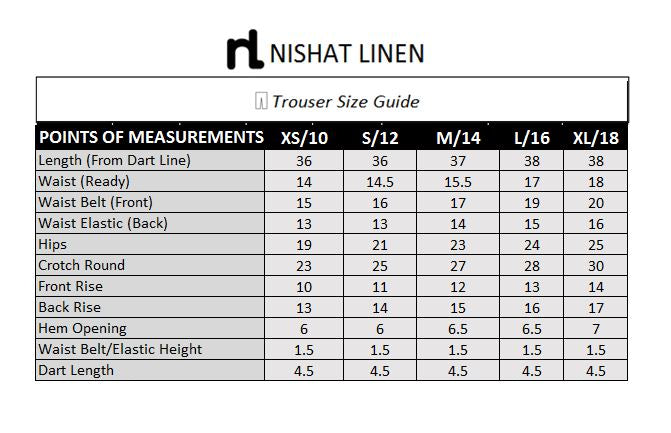 PW19-176 White Dyed Embroidered Stitched Straight Karandi Trouser for Women - Nishat Linen UAE