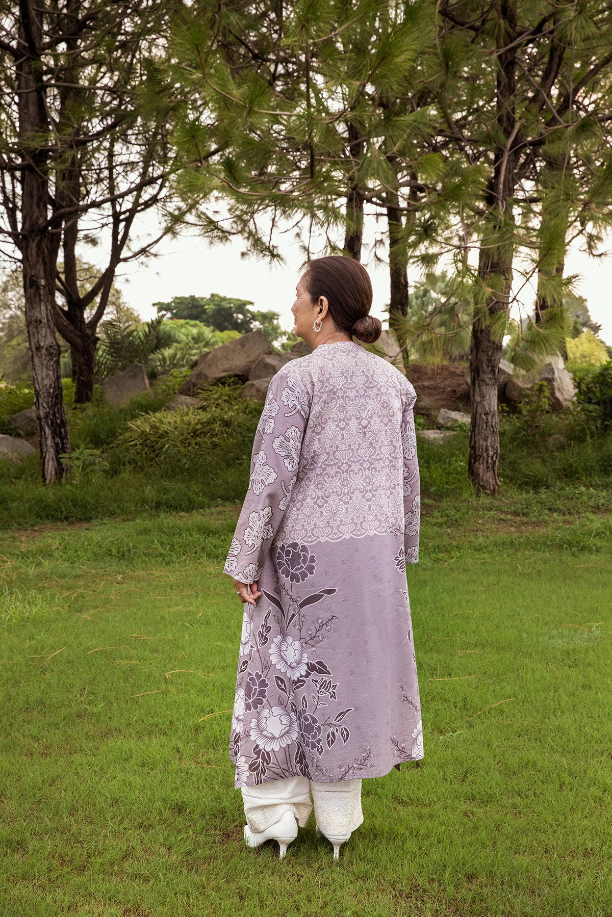 PW22-139-Long Printed Shirt 1PC