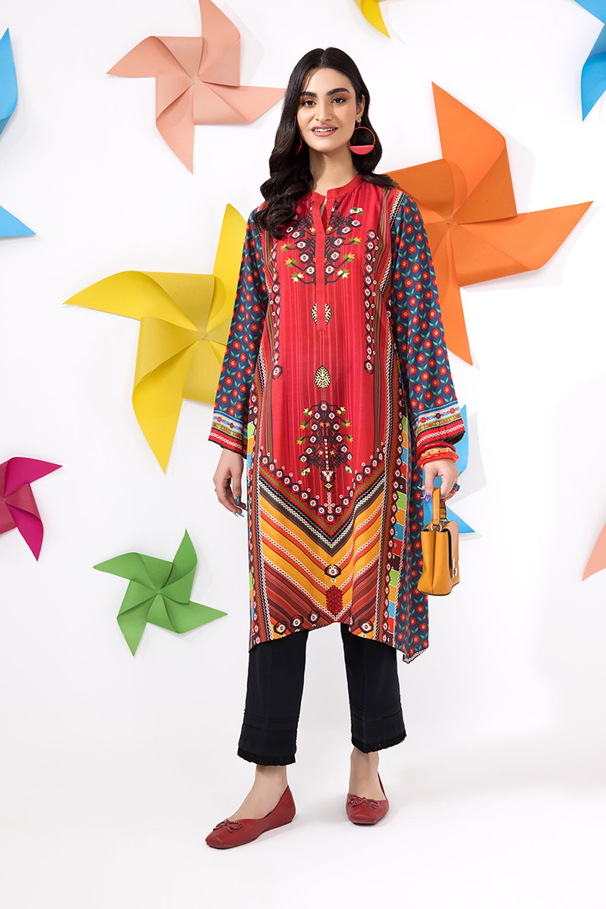 PW22-144-Printed Short Tunic 1PC