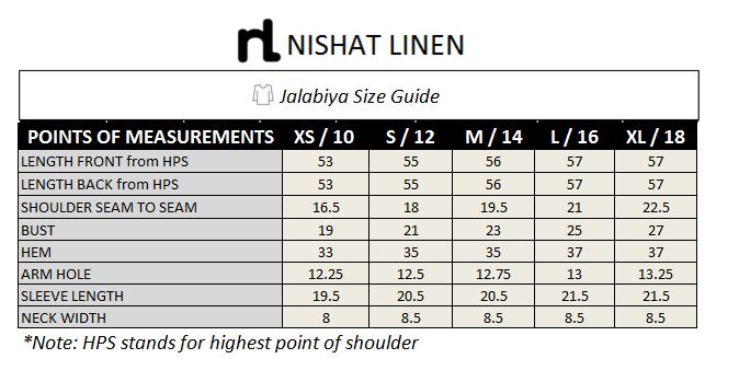 DSW18-15 Grey Digital Printed Stitched Lawn Jalabiya - 1PC - Nishat Linen UAE