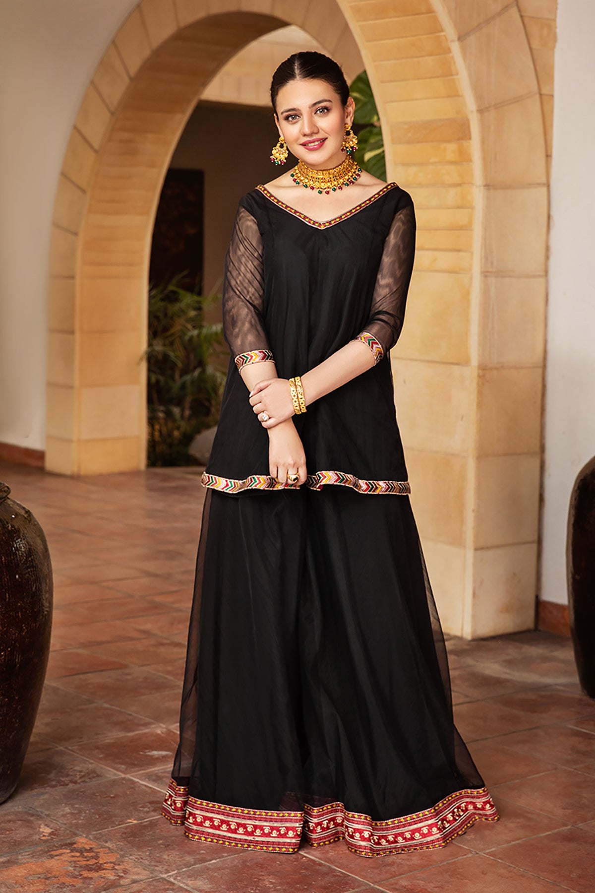 KFS21-94-Embroidered 2PC