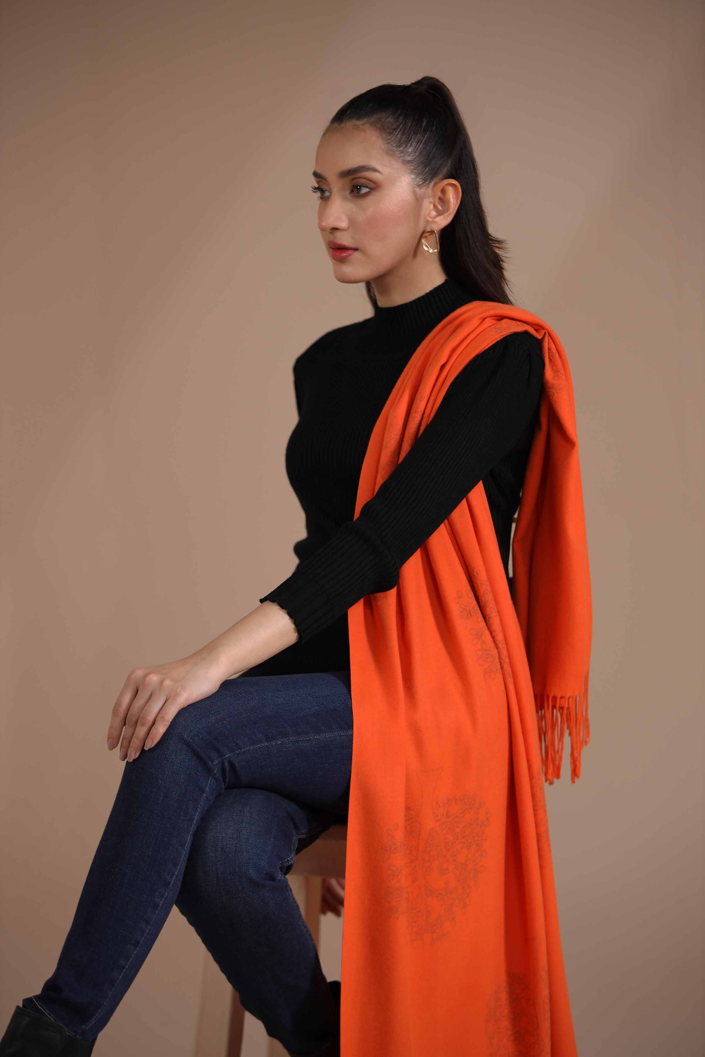 Orange Shawl - 434962106