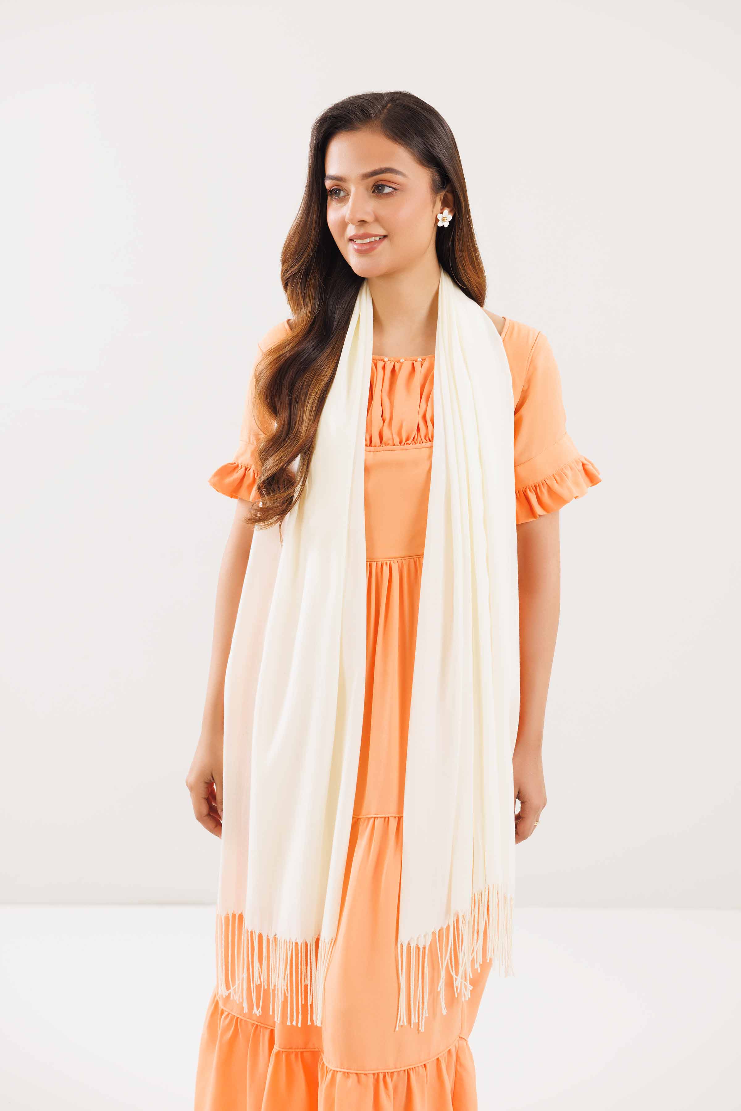 Off White Women Scarf - 439452107