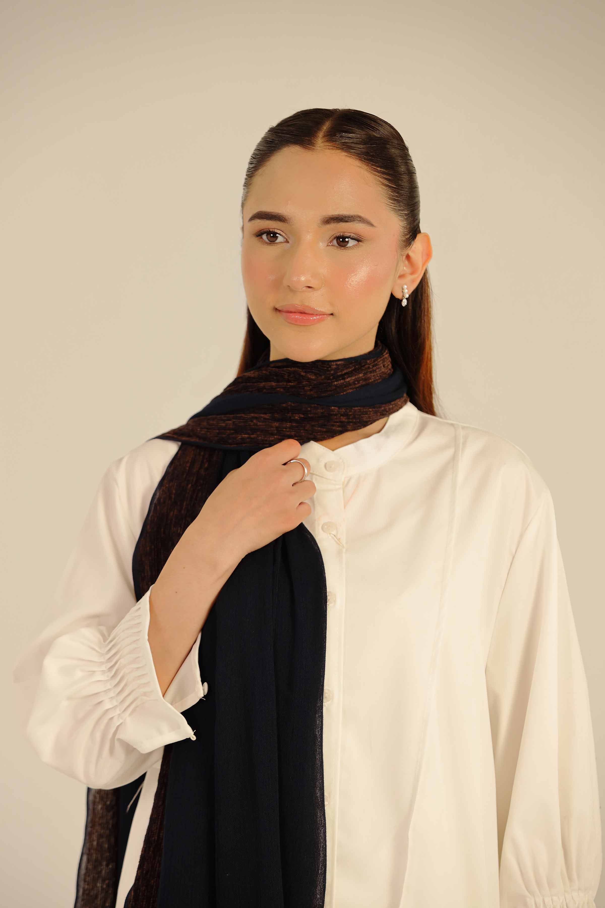 Navy Women Scarf - 442572121