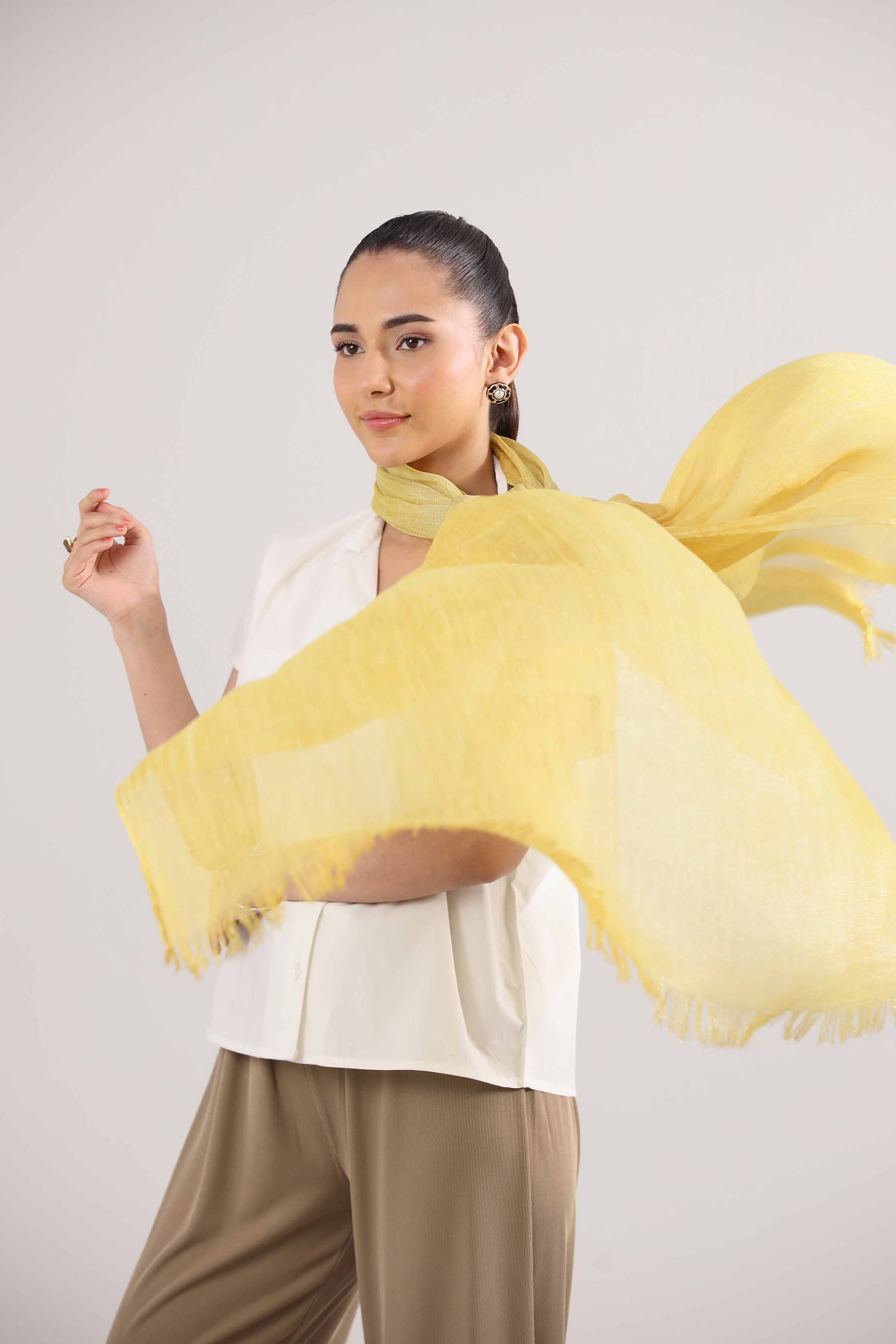 Yellow Women Shawl - 439532102