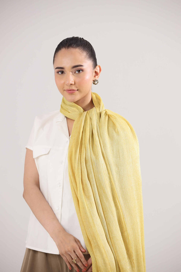 Yellow Women Shawl - 439532102
