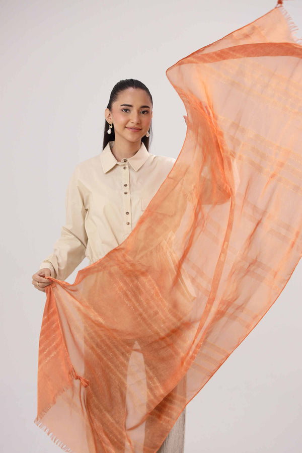 Orange Women Shawl - 439542106
