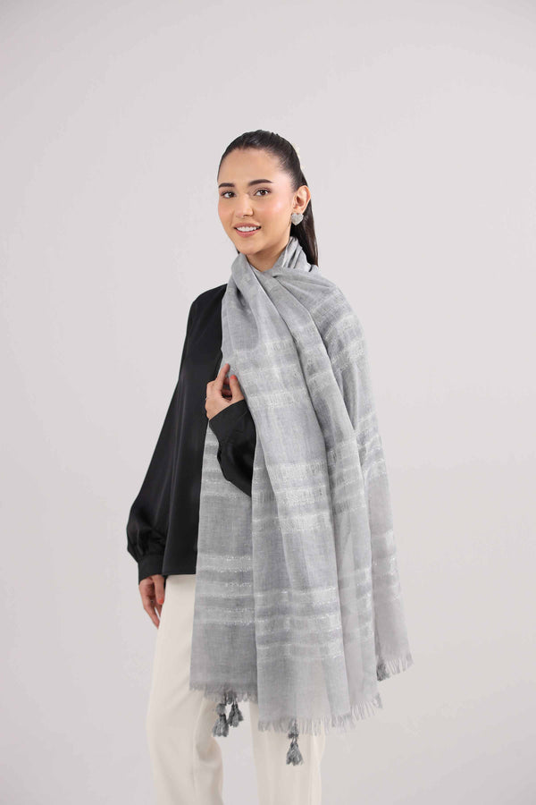 Grey Women Shawl - 439542111