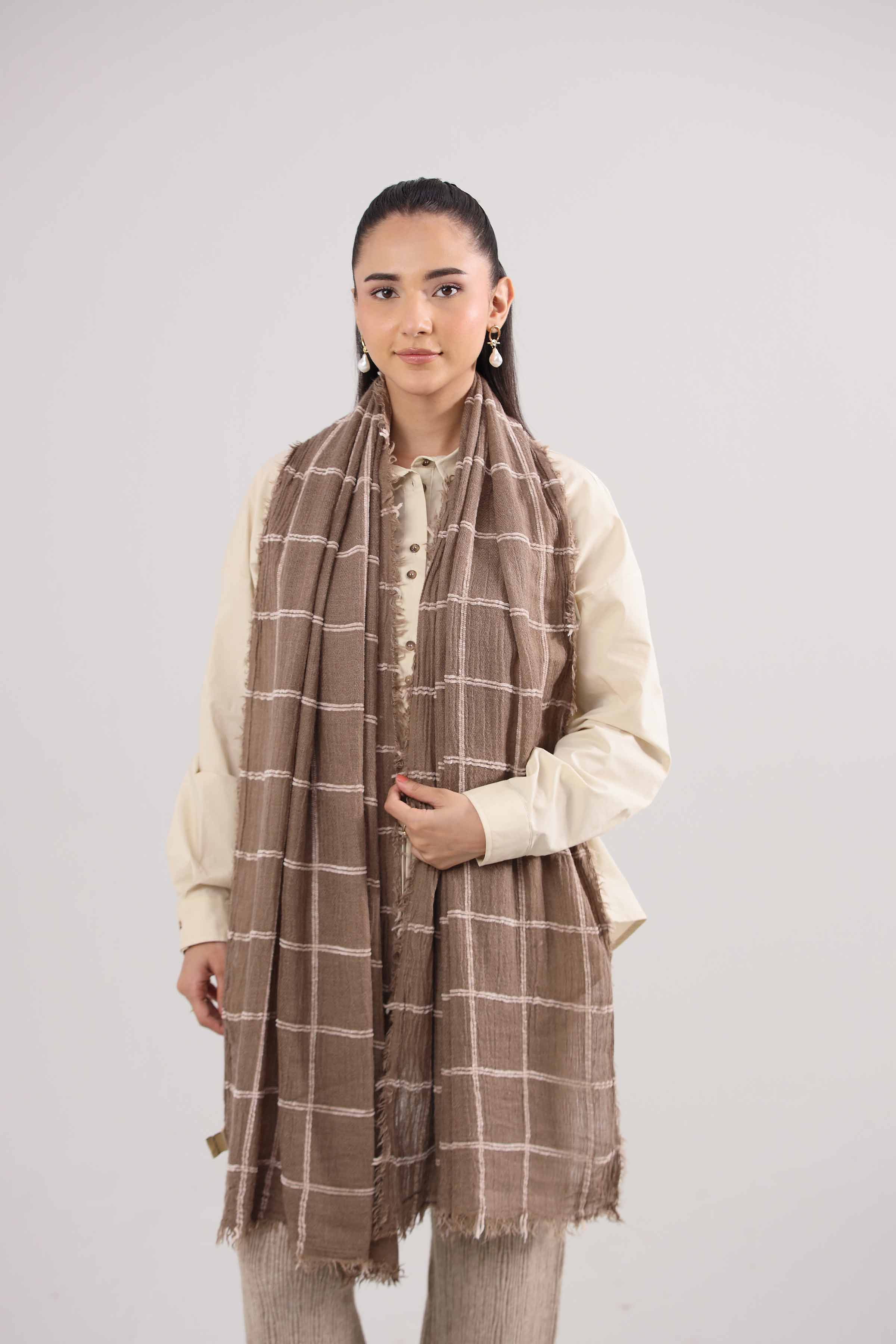 Coffee Women Shawl - 439642117