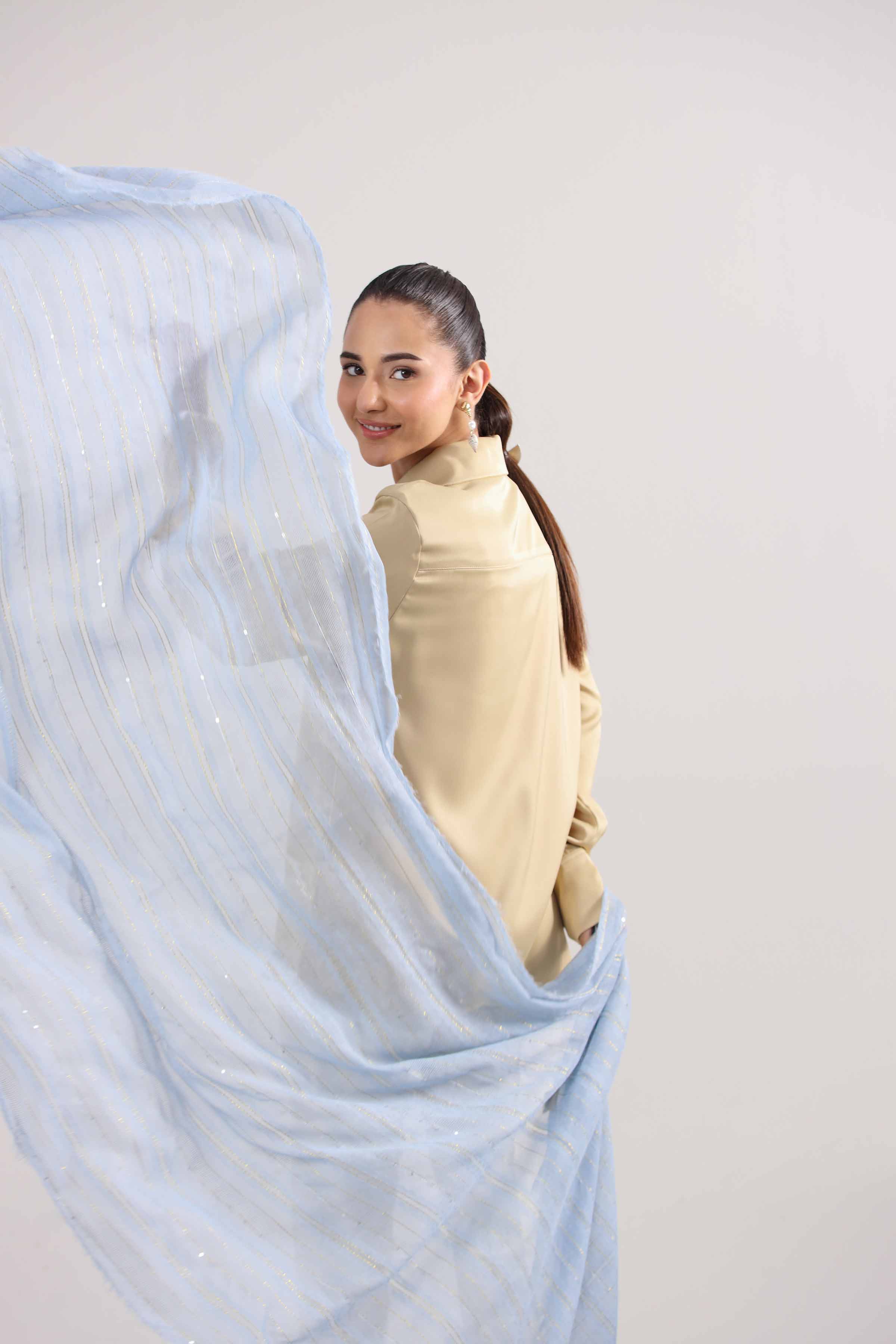 Blue Women Shawl - 439892108