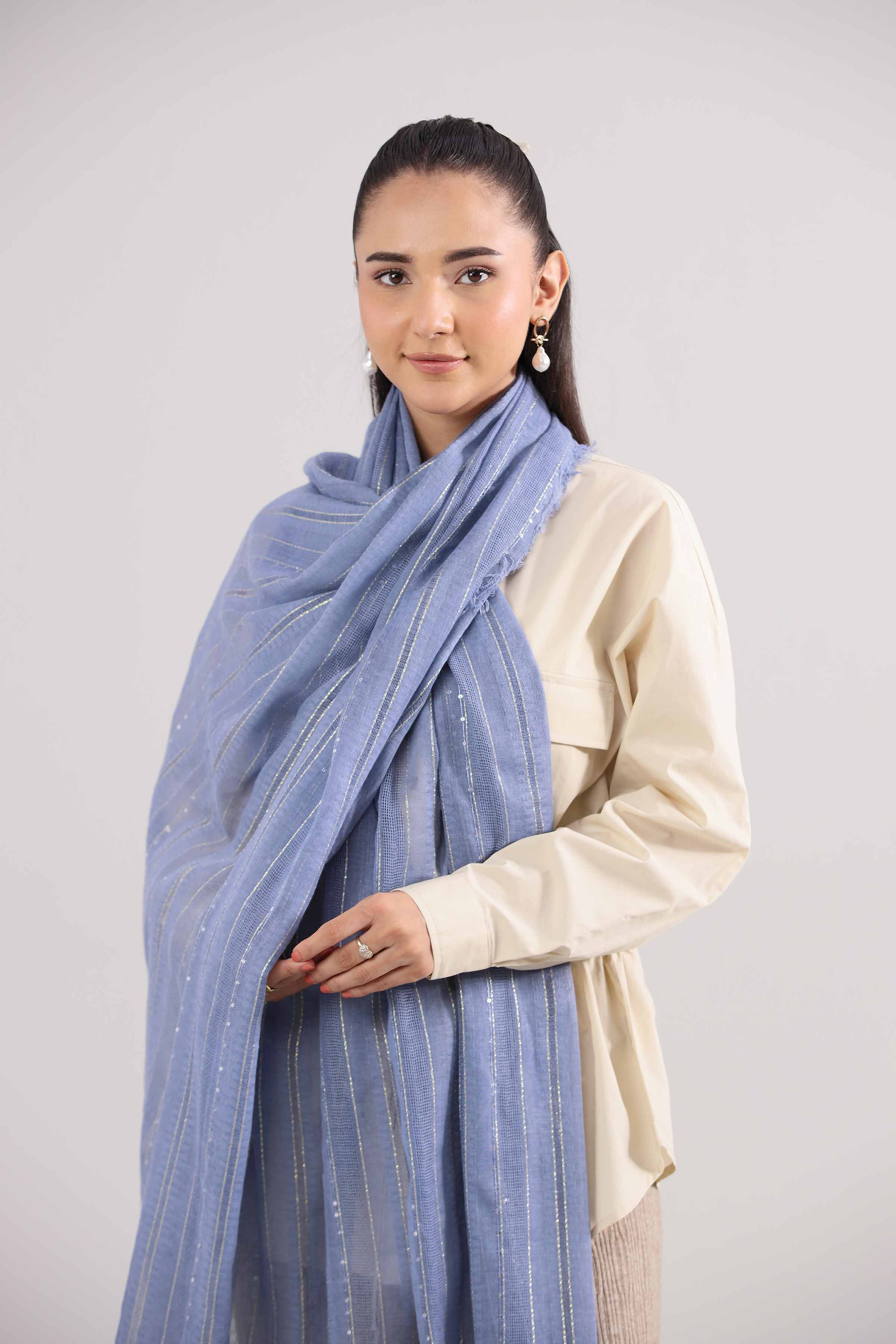 Navy Women Shawl - 439892121