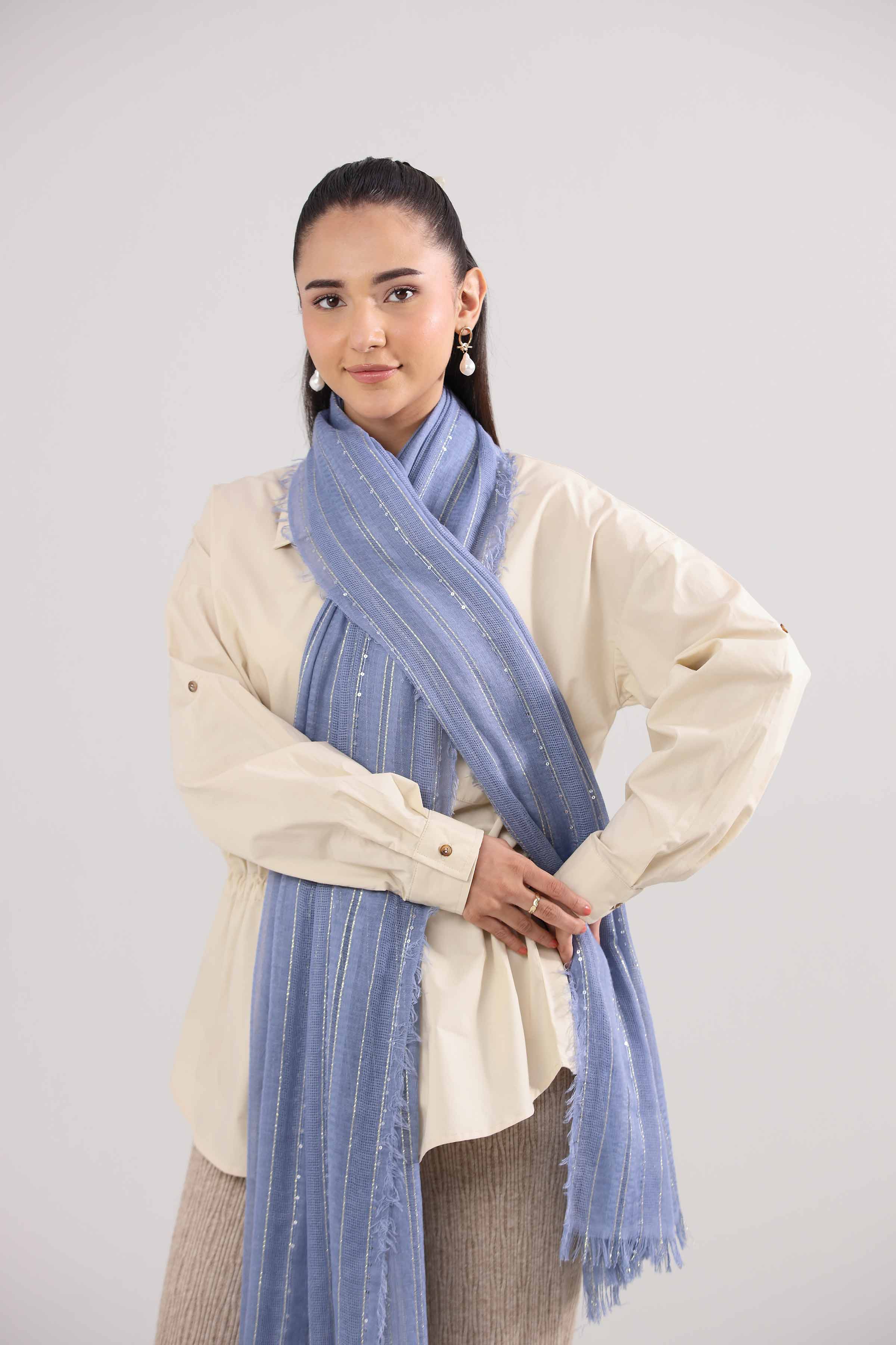 Navy Women Shawl - 439892121