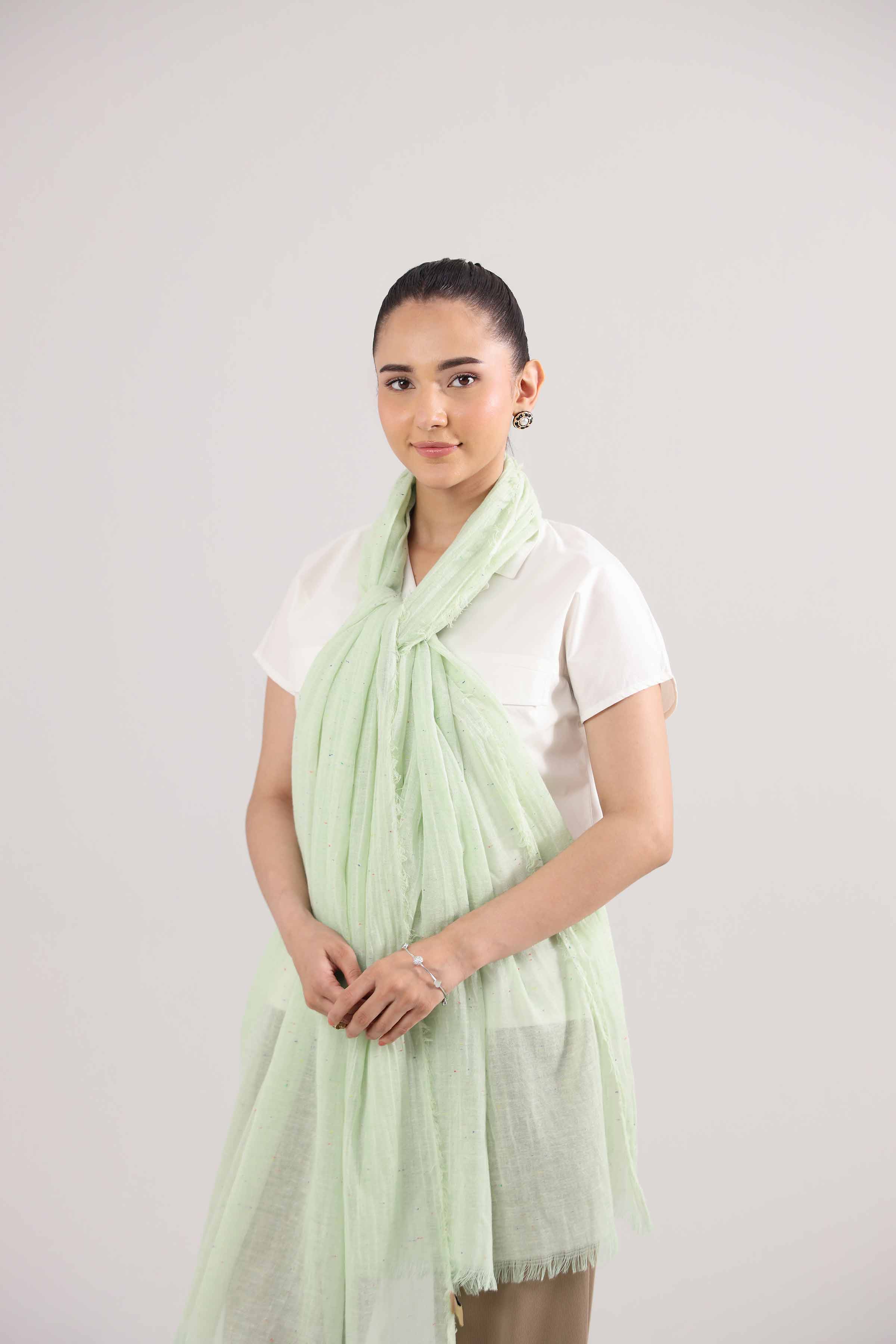 Light green Women Shawl - 439902104
