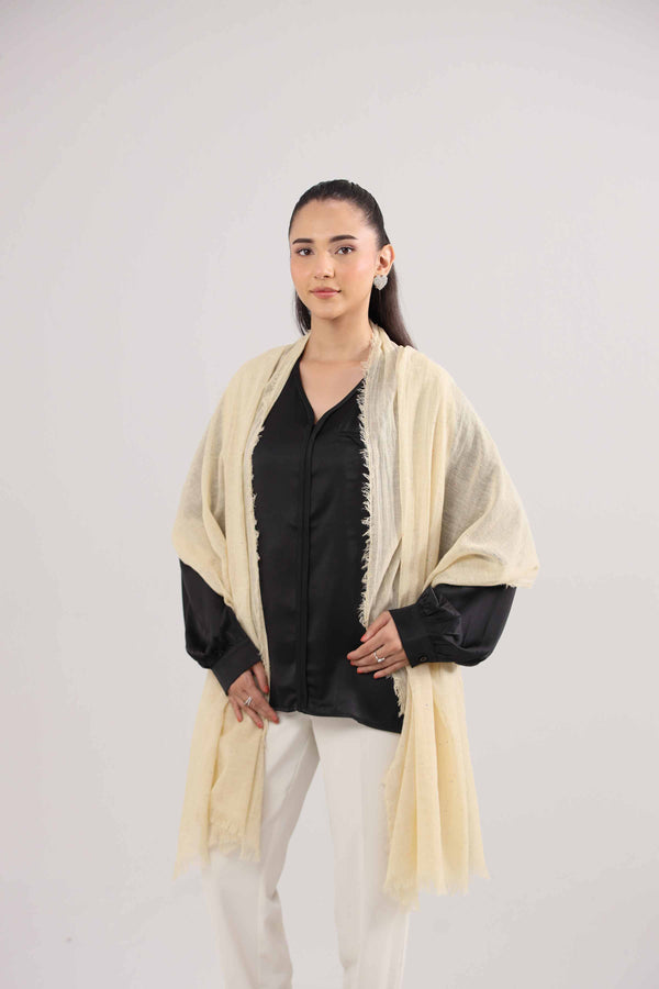 Off white Women Shawl - 439902107