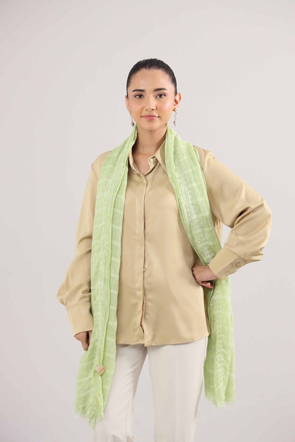 Green Women Shawl - 439922104