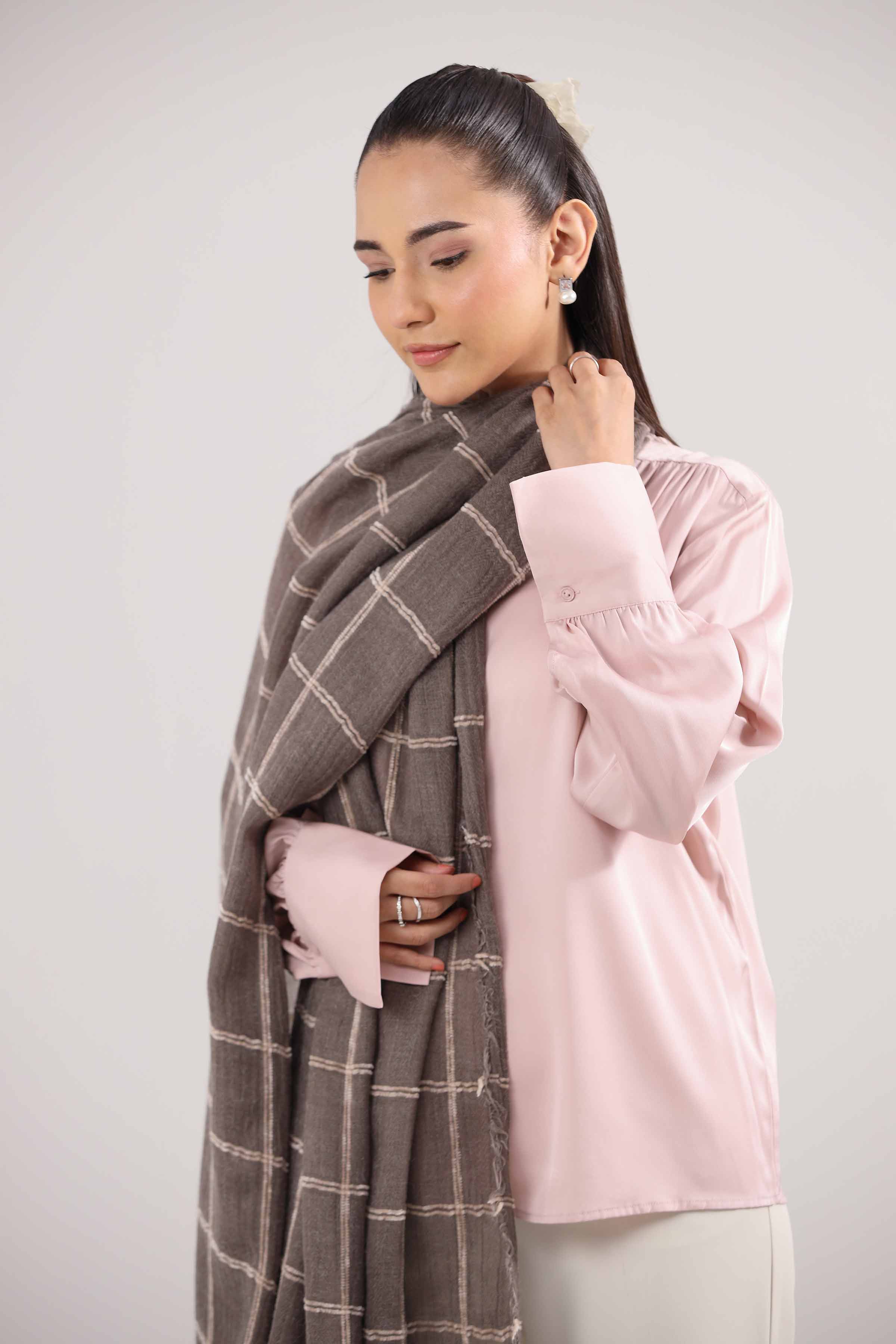 Beige Women Shawl - 439922118