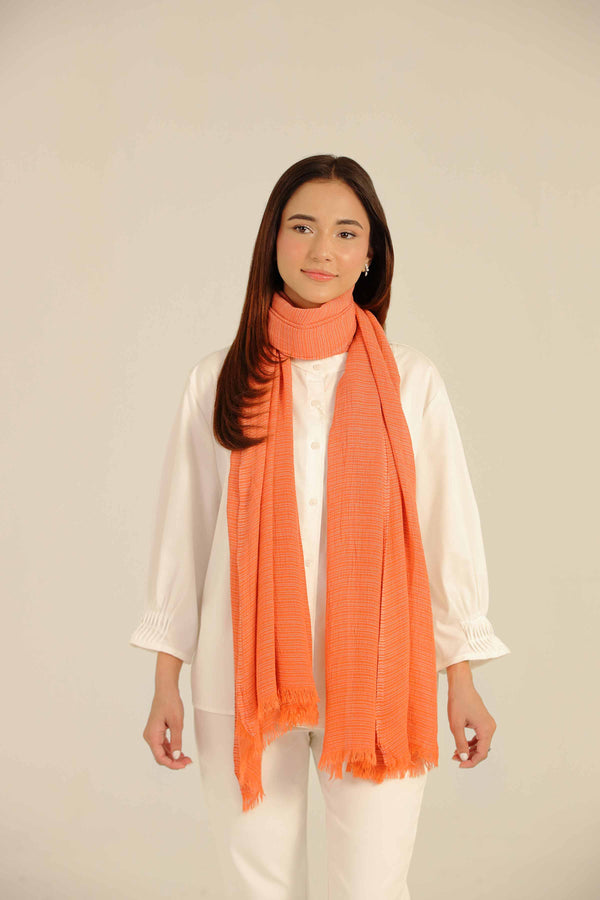 Orange Women Scarf - 442452106