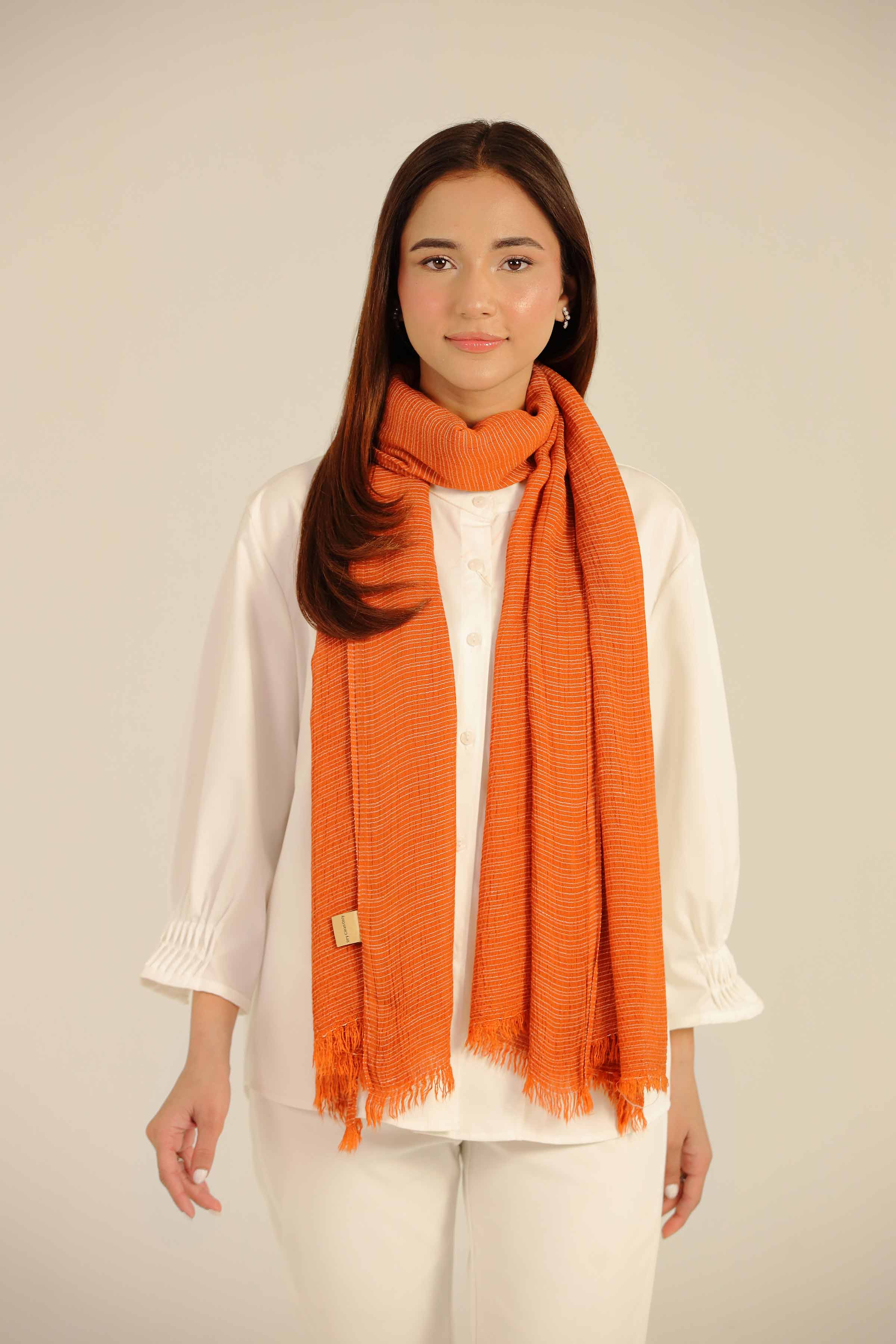 Tan Women Scarf - 442452126