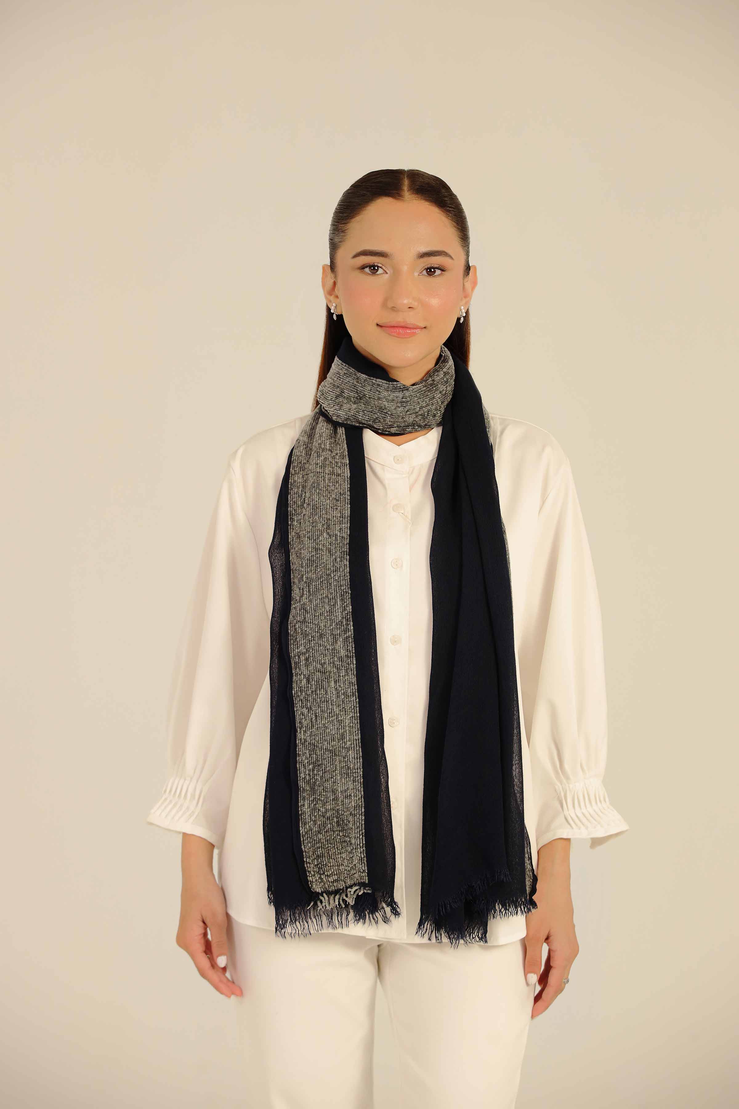 Navy Women Scarf - 442542121