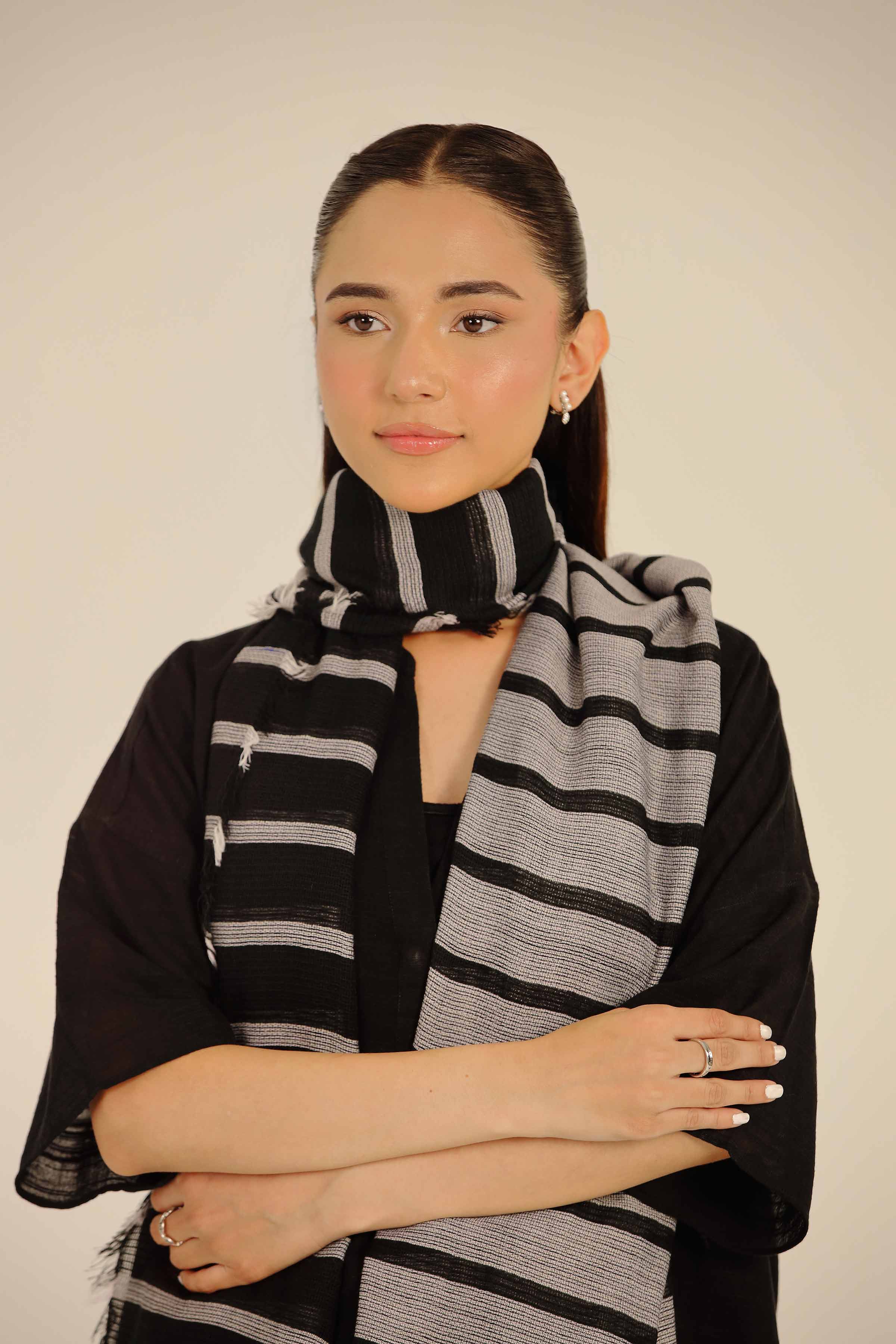 Grey Women Scarf - 442662111