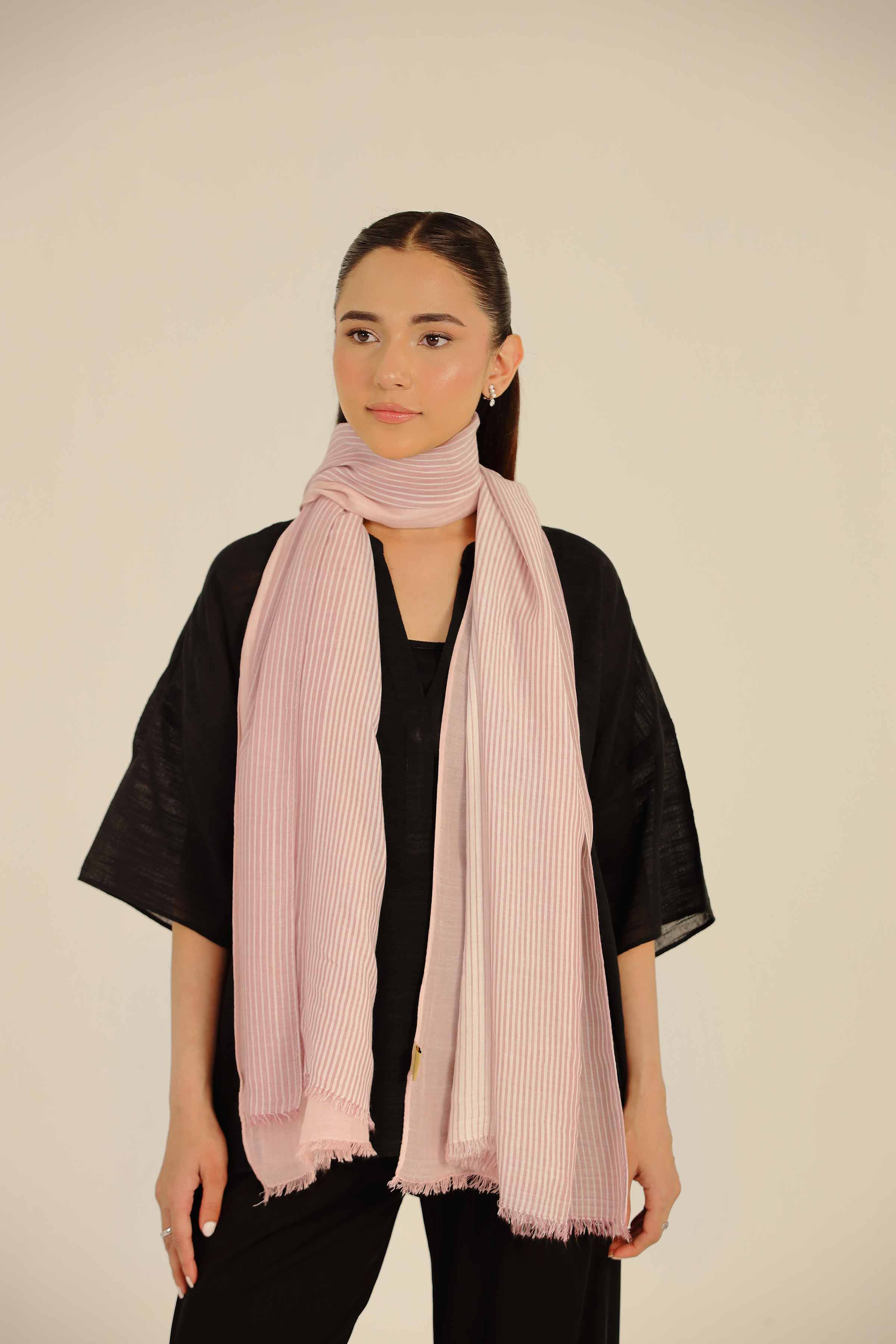 Pink Women Scarf - 442672105