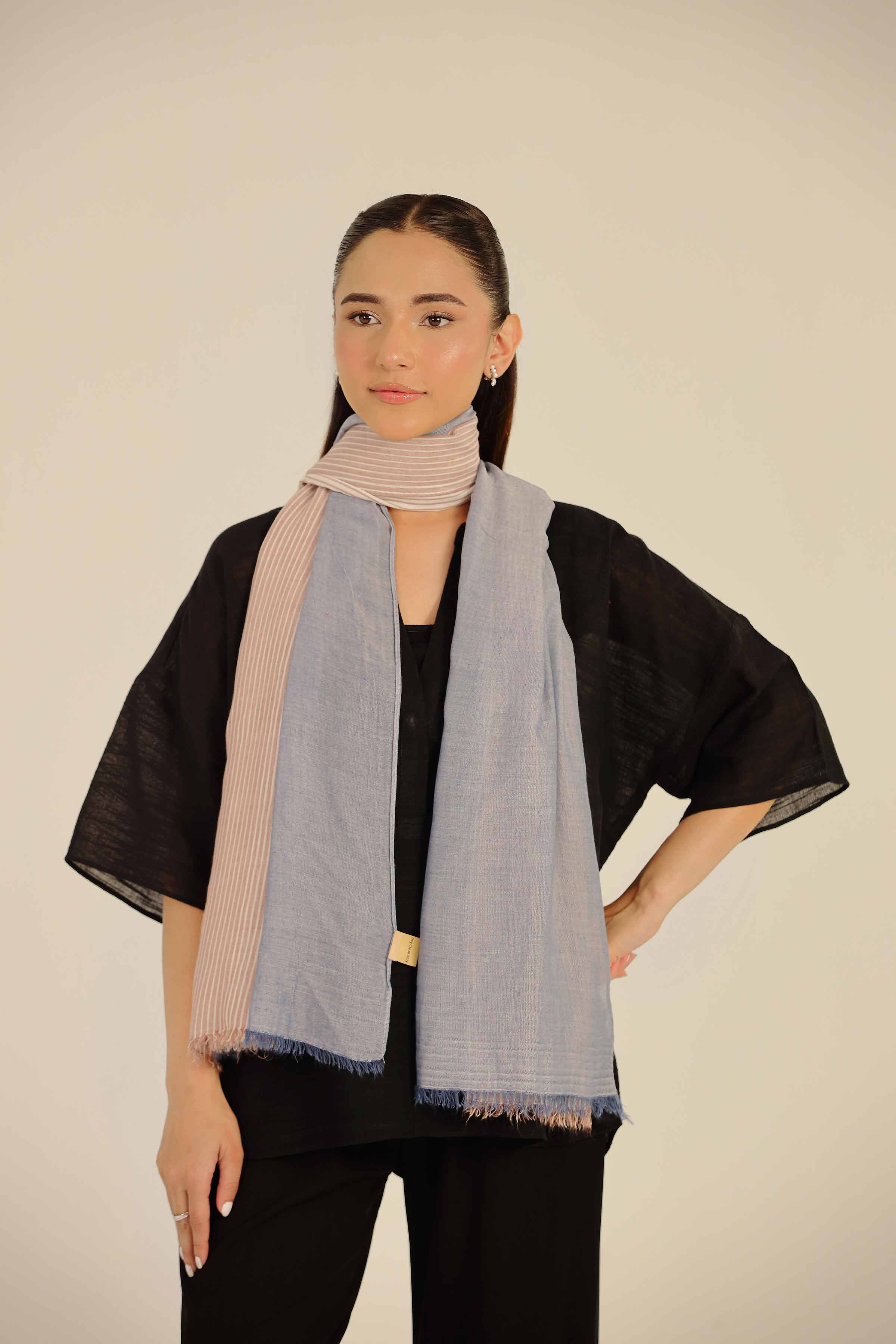 Beige Women Scarf - 442672118