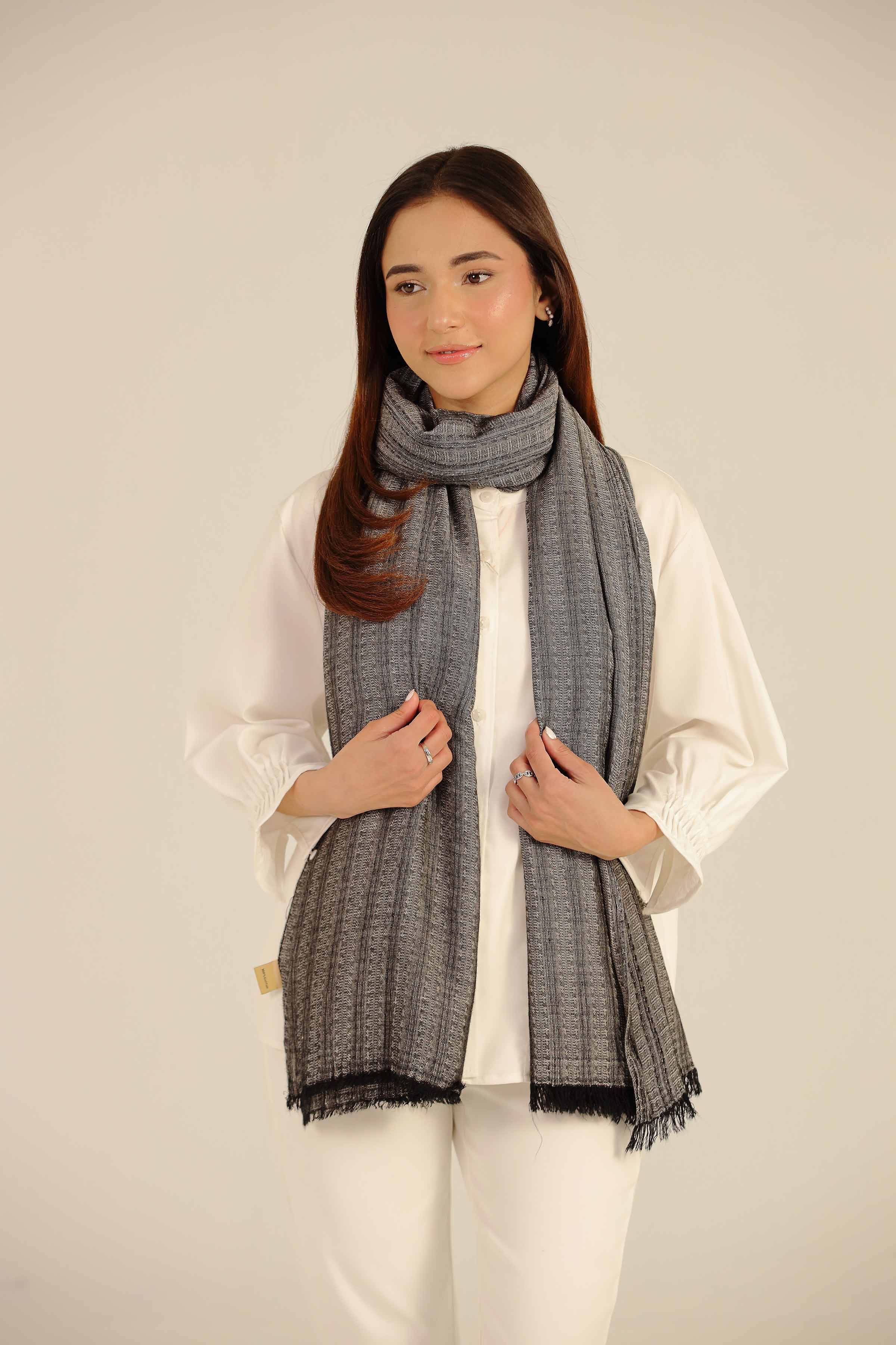 Grey Women Scarf - 442682111